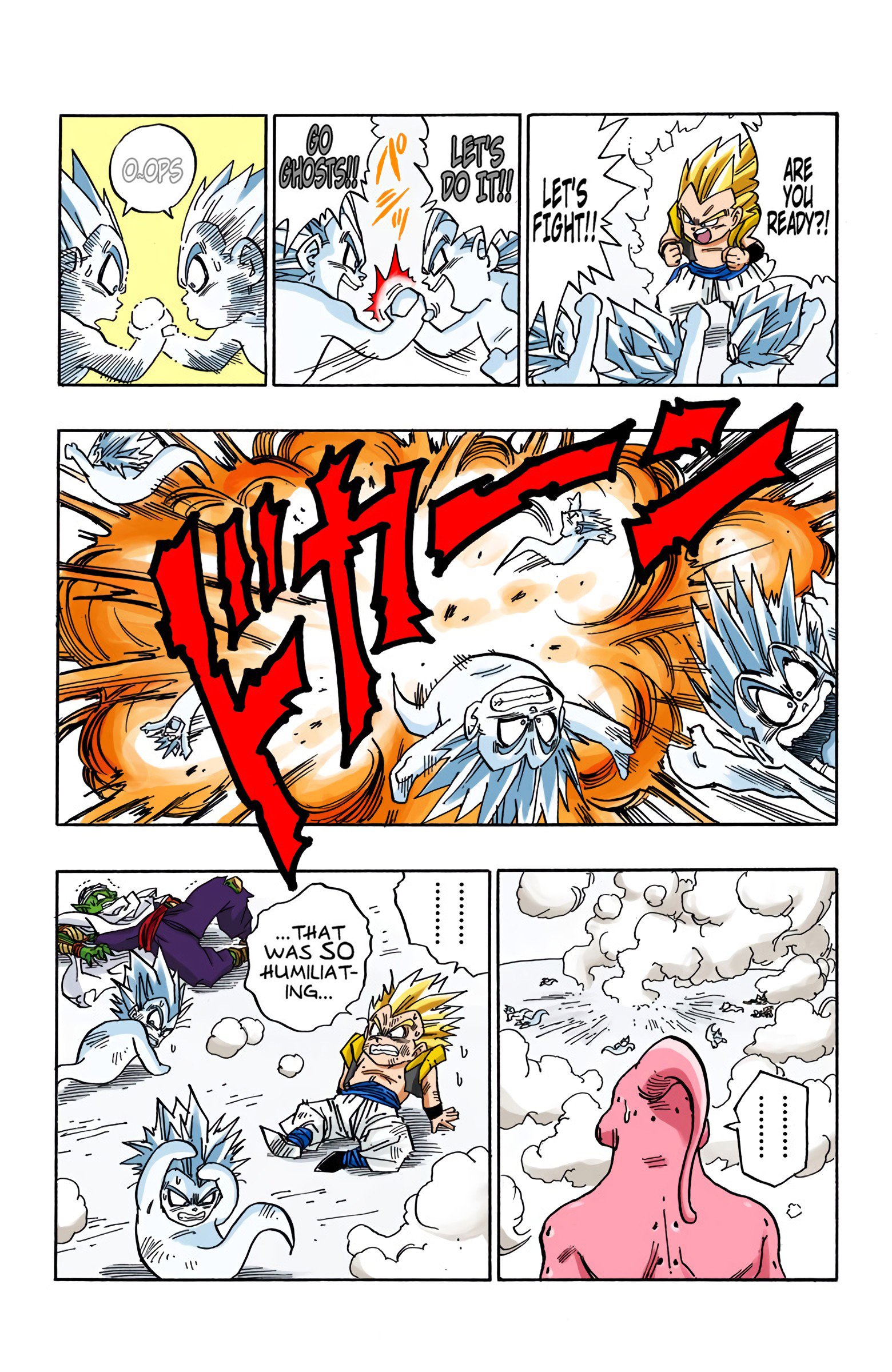 DBZ Majin Buu Saga Colored Manga