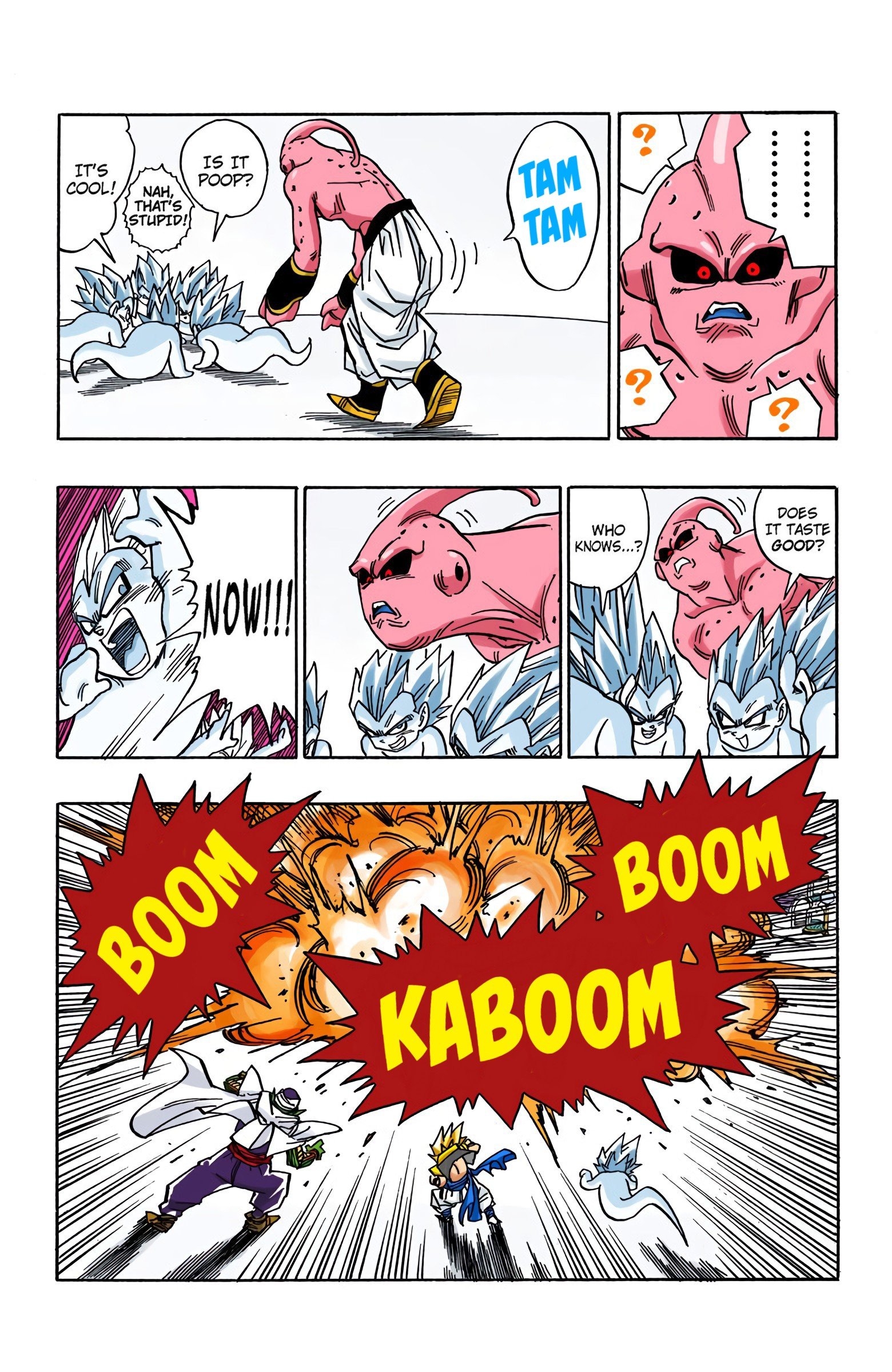 DBZ Majin Buu Saga Colored Manga