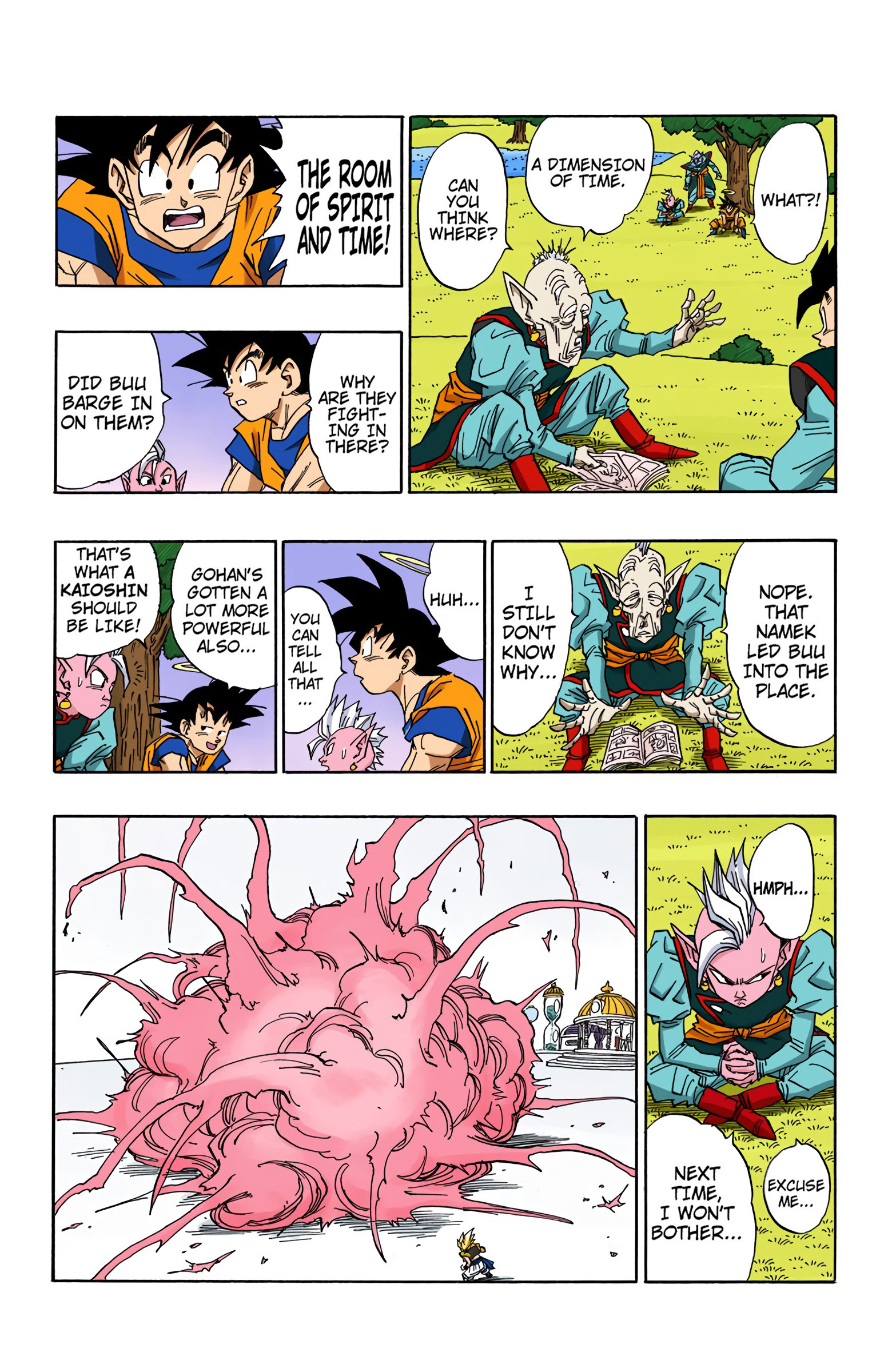 DBZ Majin Buu Saga Colored Manga