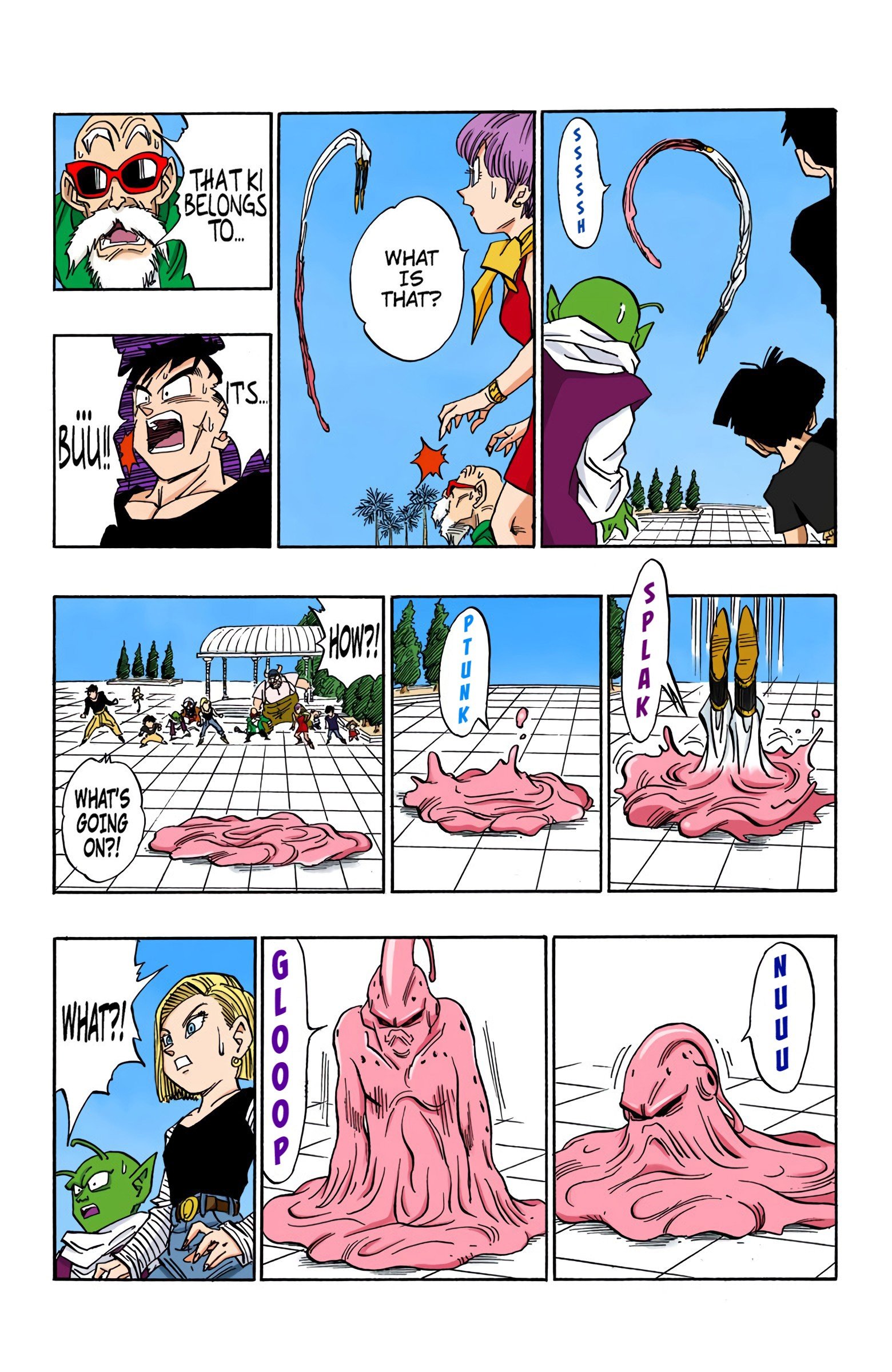 DBZ Majin Buu Saga Colored Manga