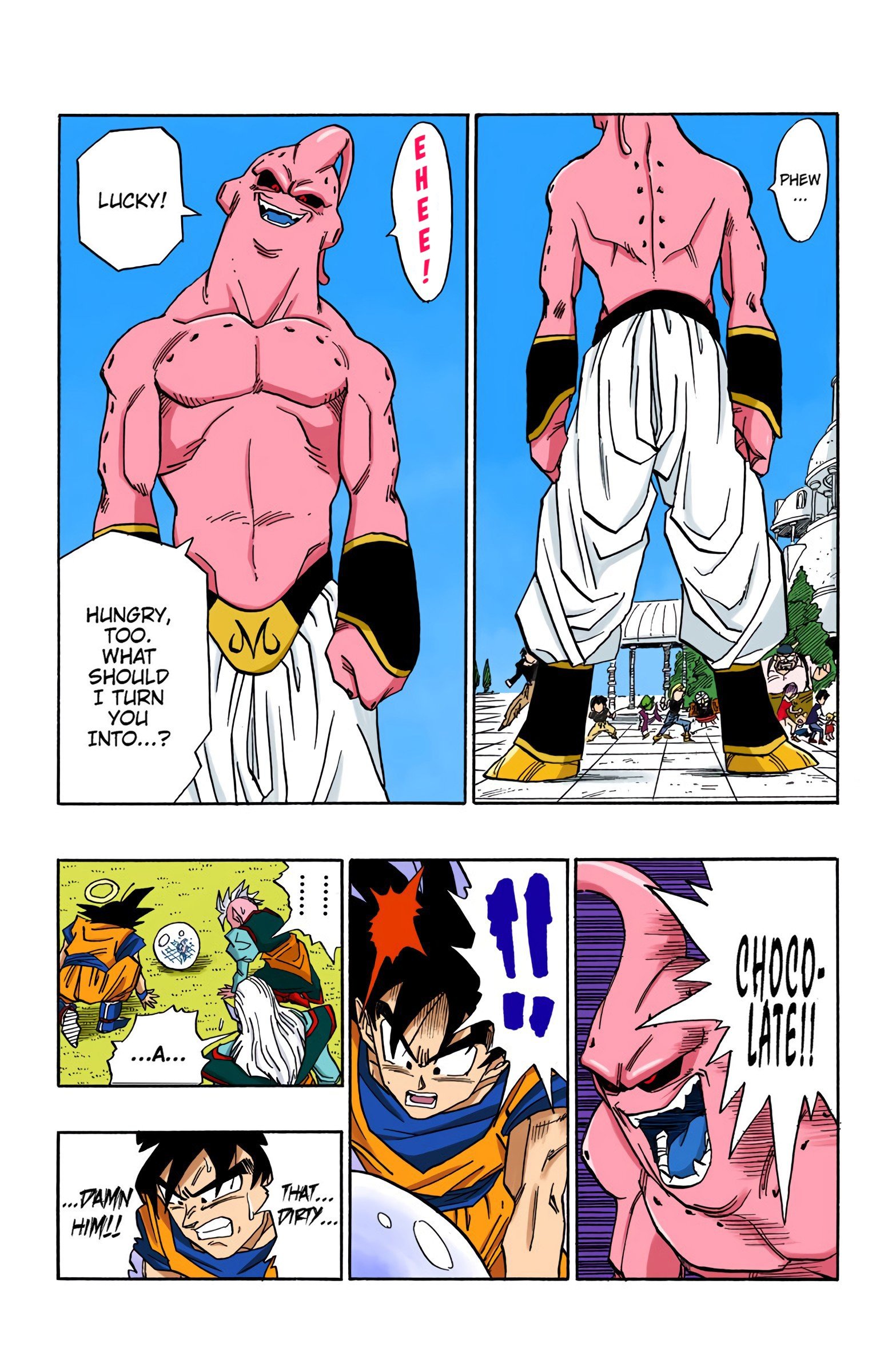 DBZ Majin Buu Saga Colored Manga