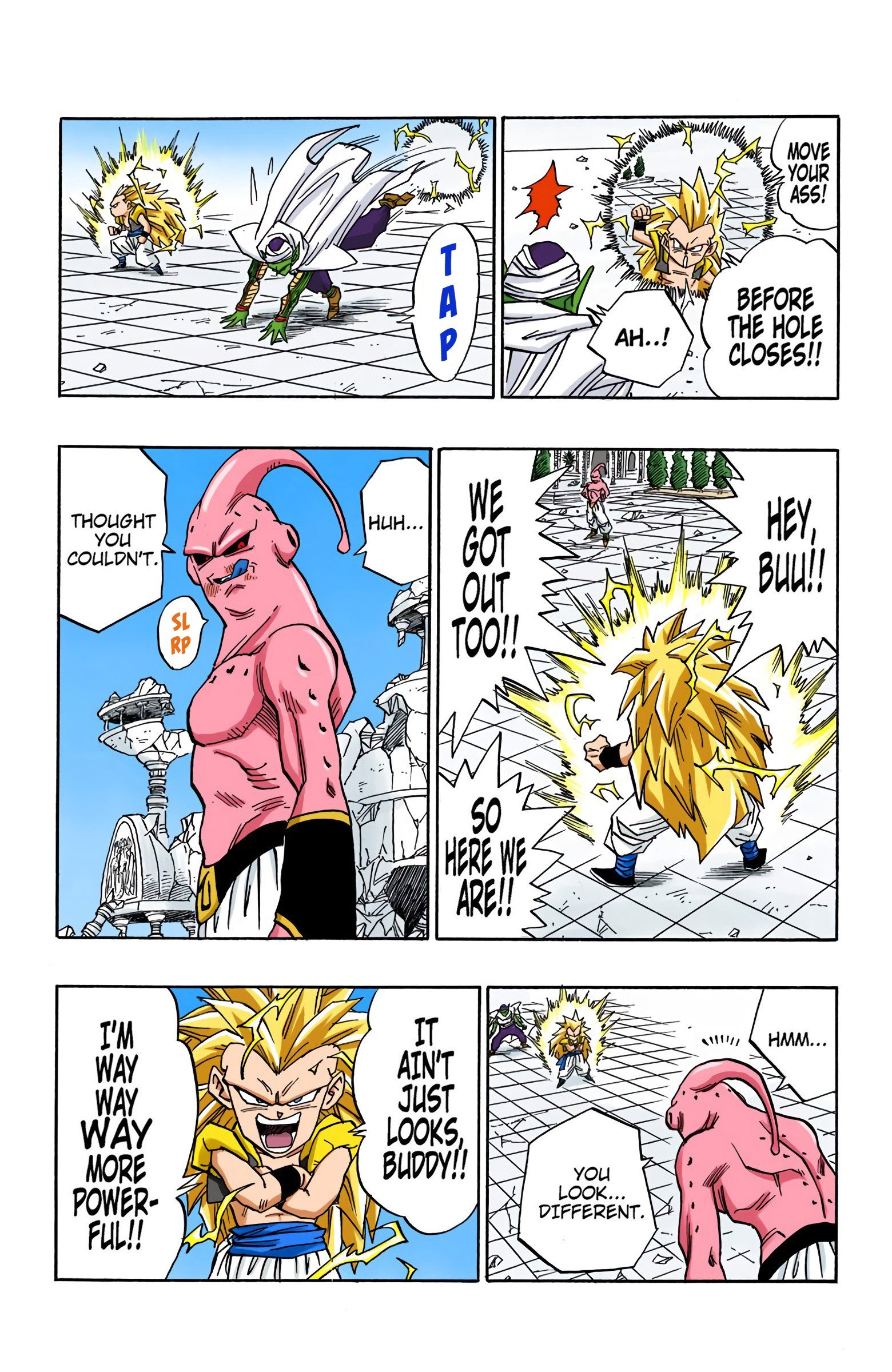 DBZ Majin Buu Saga Colored Manga