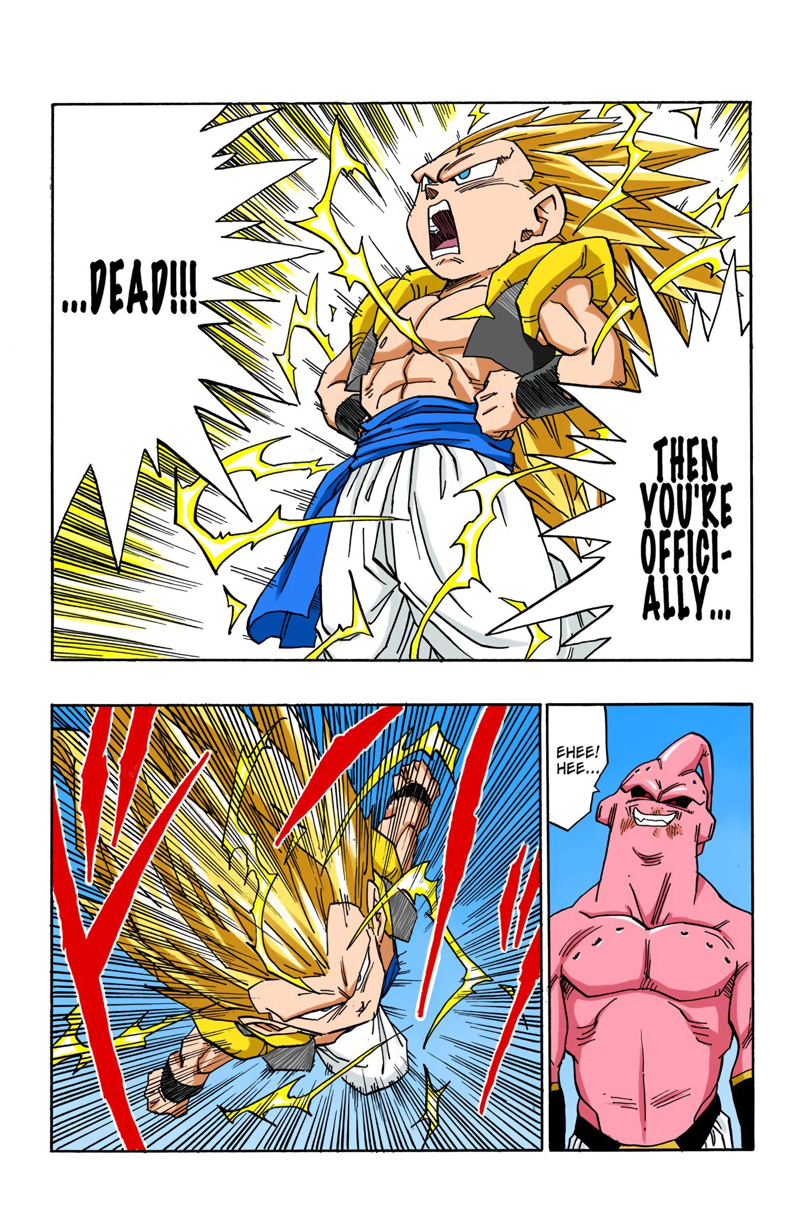 DBZ Majin Buu Saga Colored Manga