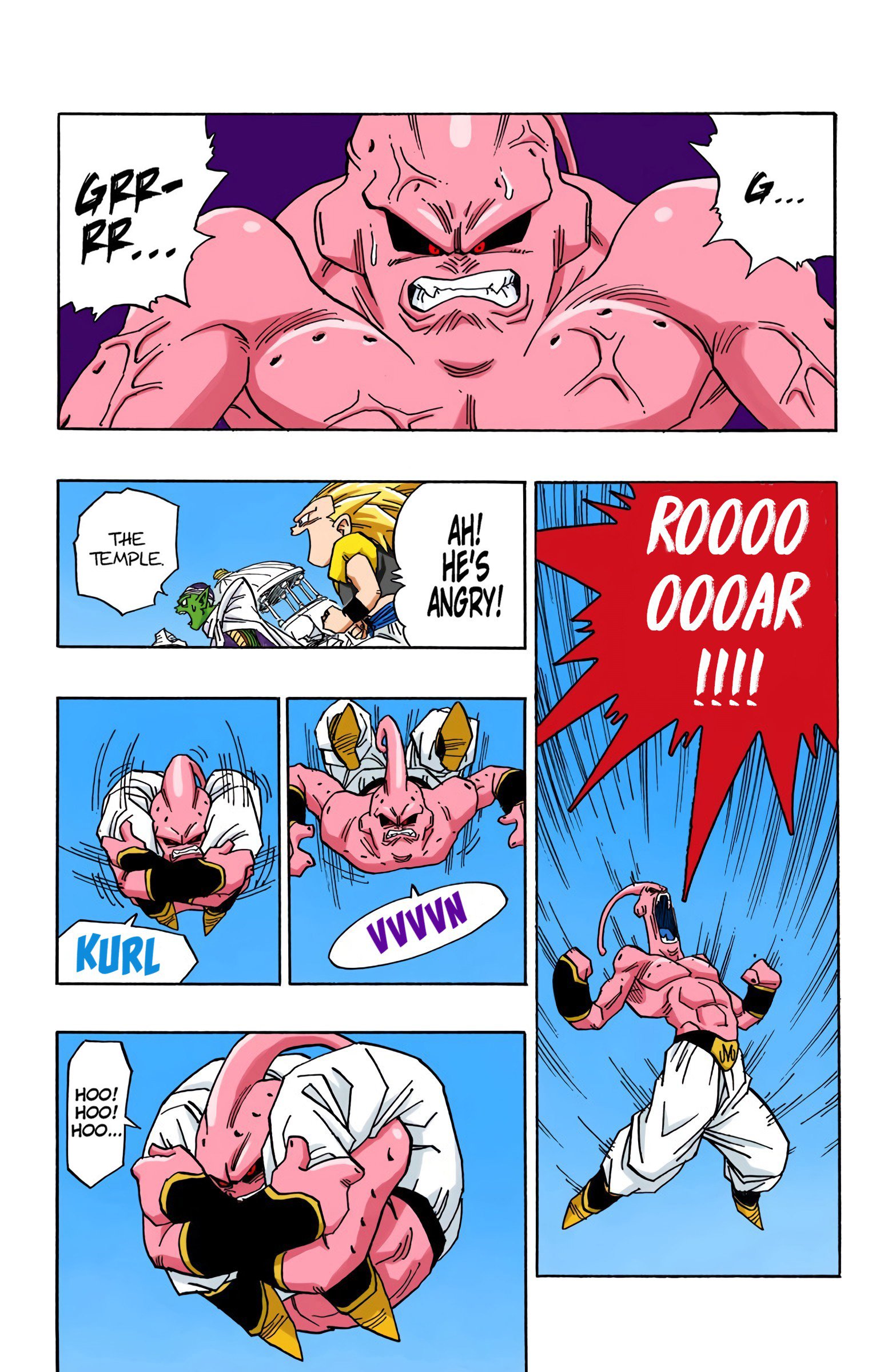 DBZ Majin Buu Saga Colored Manga