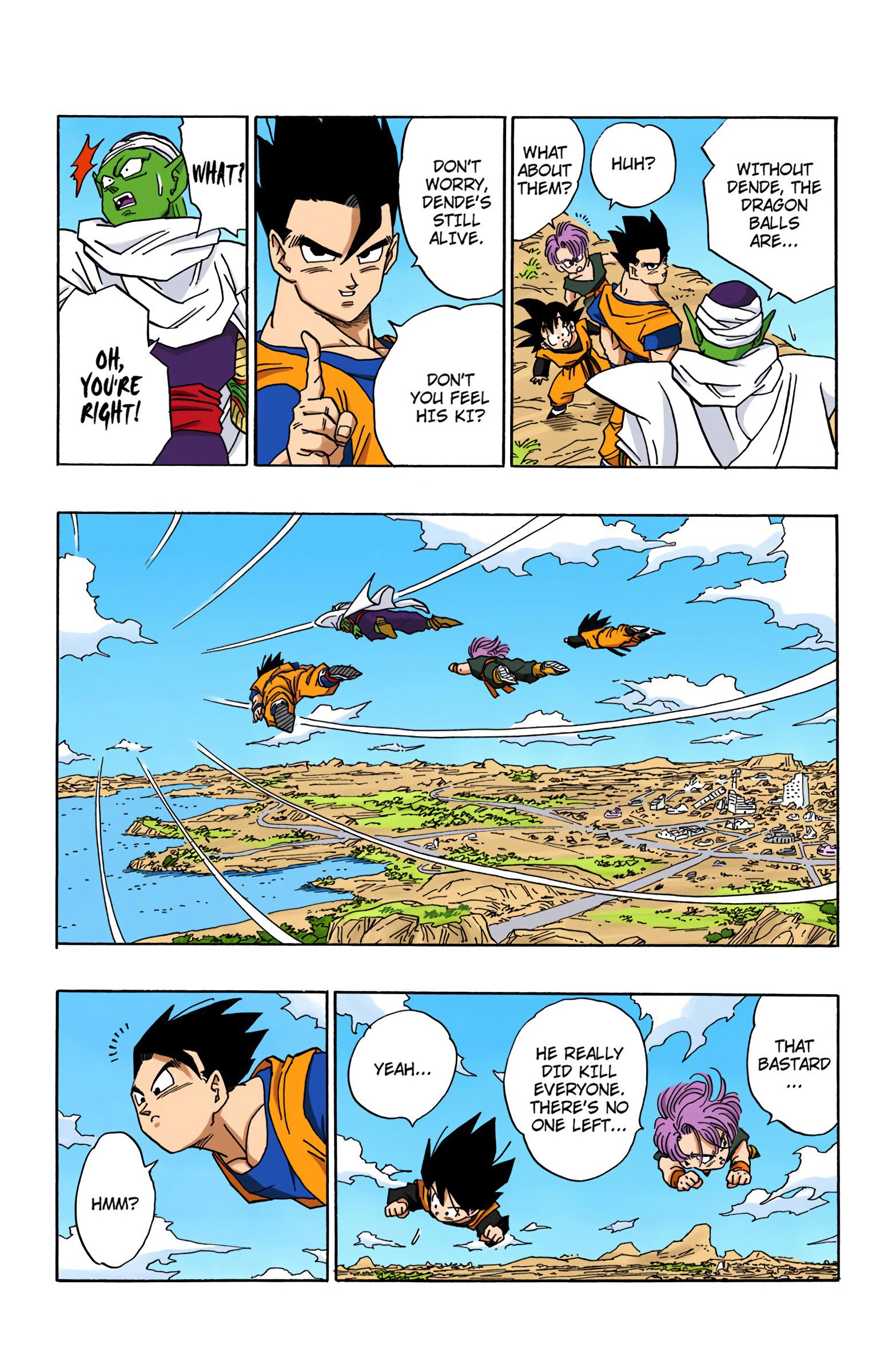 DBZ Majin Buu Saga Colored Manga