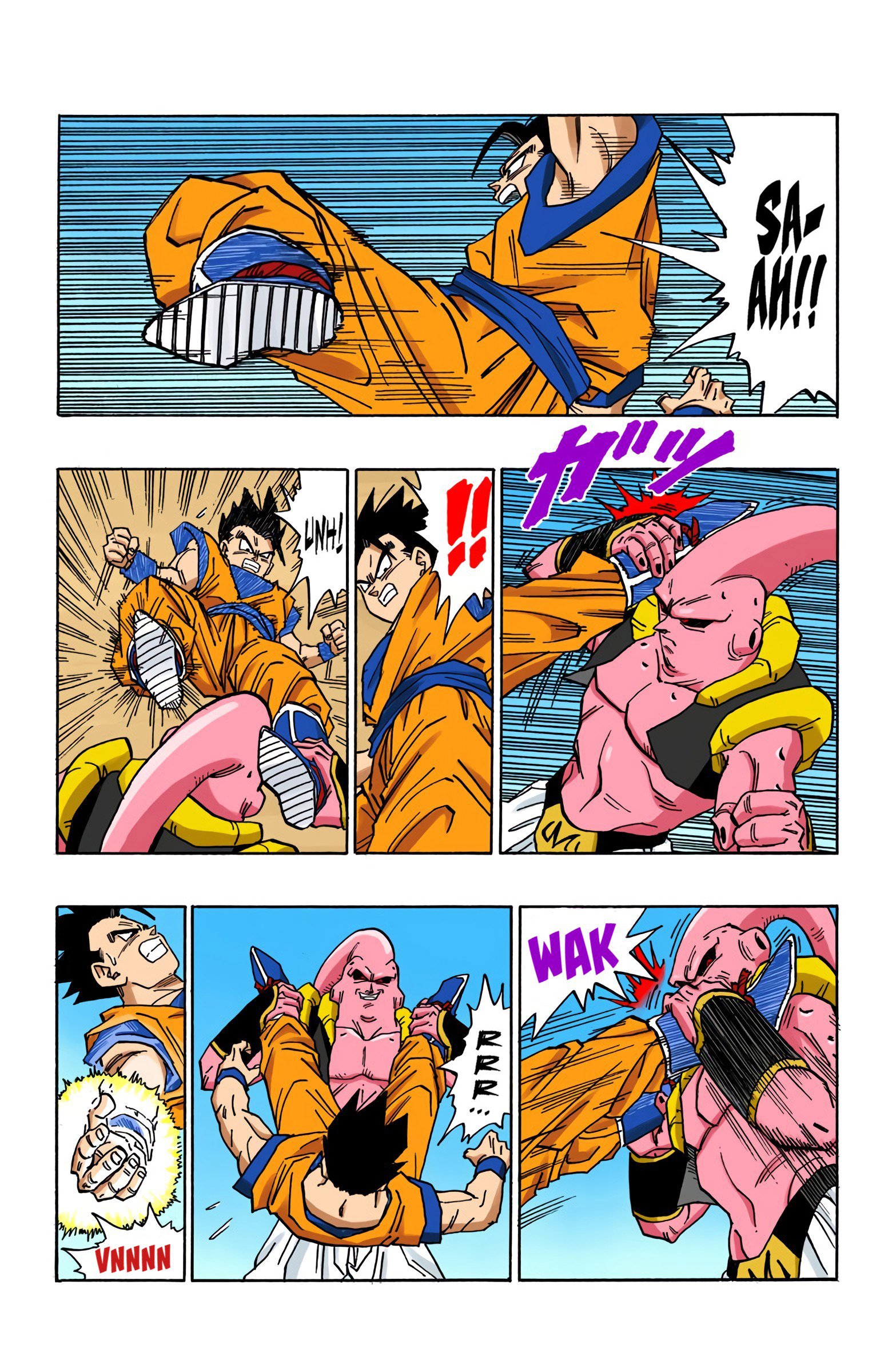 DBZ Majin Buu Saga Colored Manga