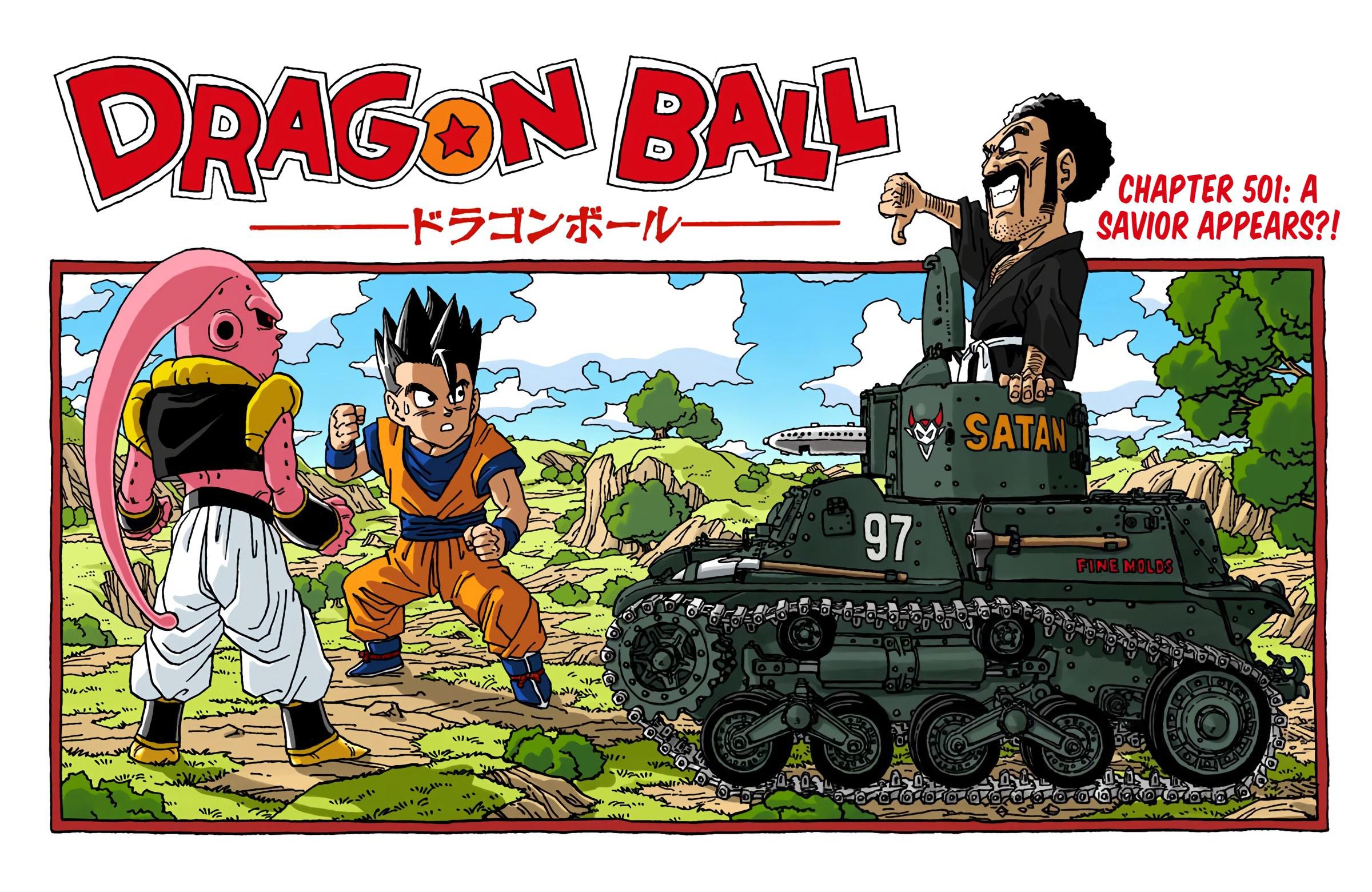 DBZ Majin Buu Saga Colored Manga