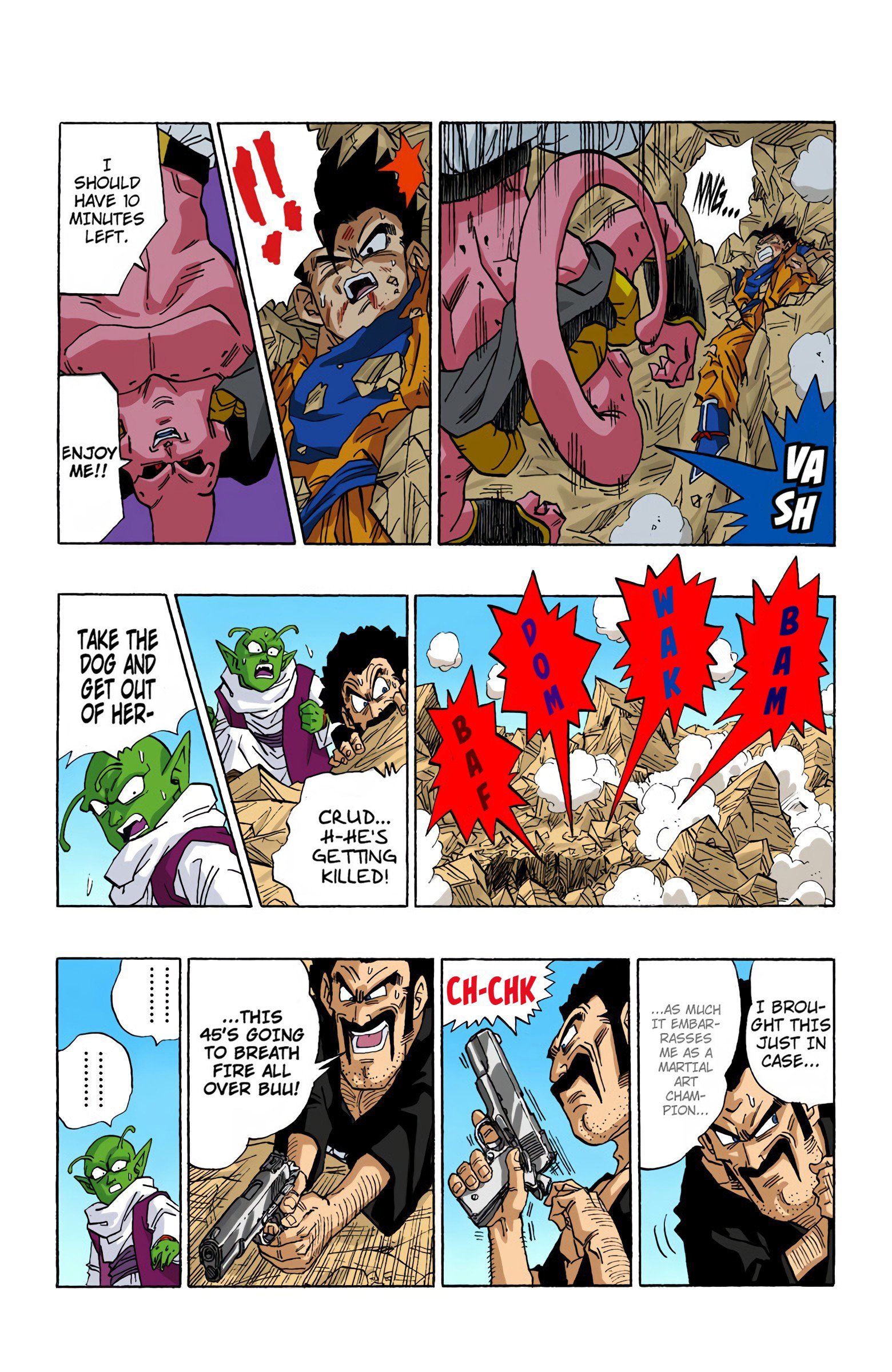 DBZ Majin Buu Saga Colored Manga