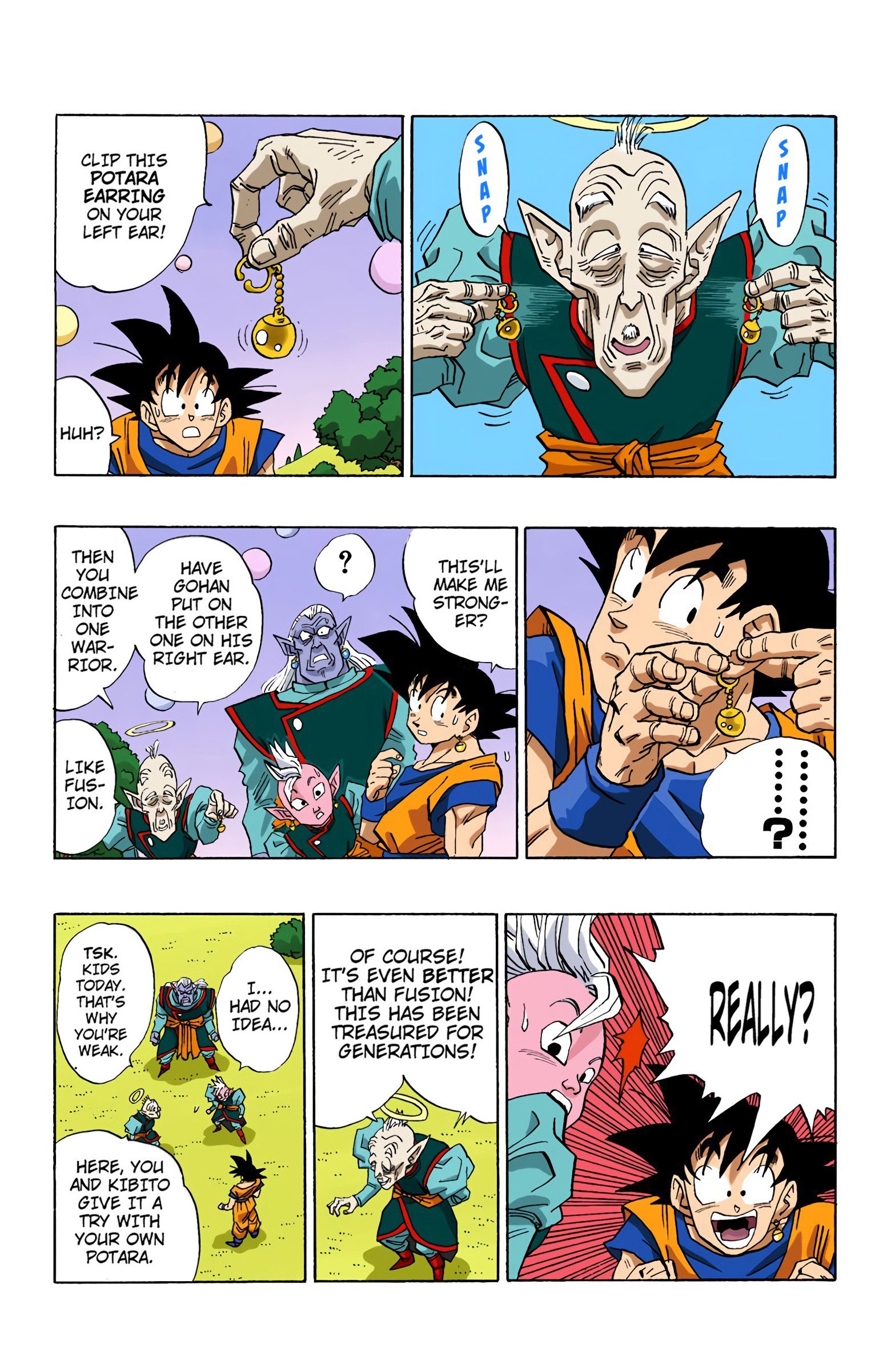 DBZ Majin Buu Saga Colored Manga