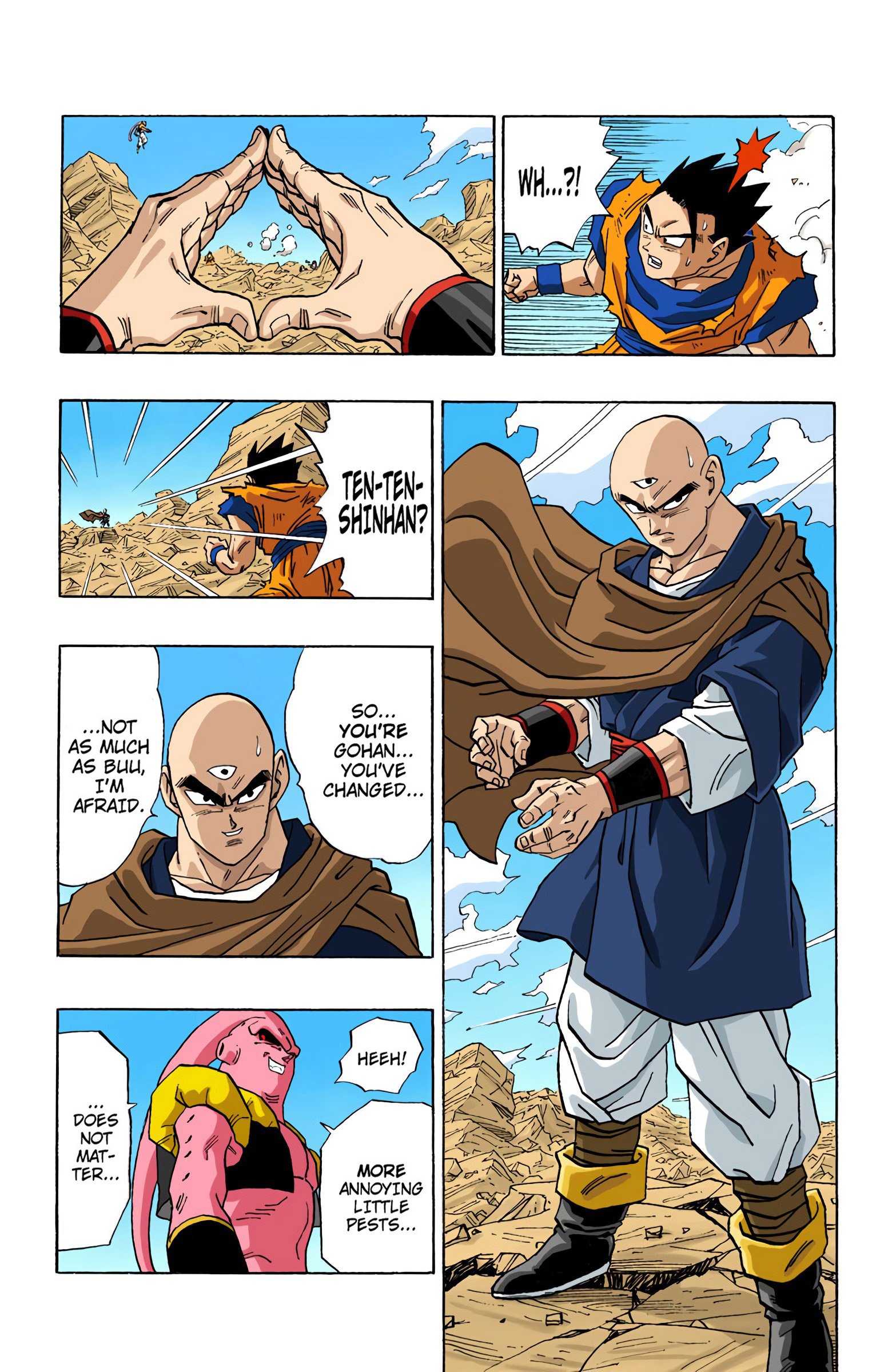 DBZ Majin Buu Saga Colored Manga