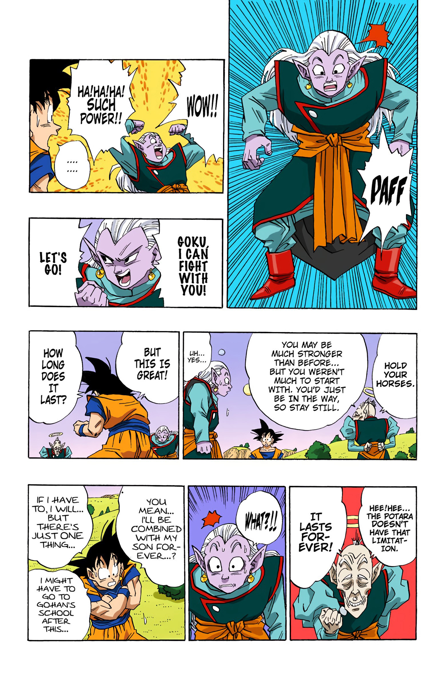 DBZ Majin Buu Saga Colored Manga