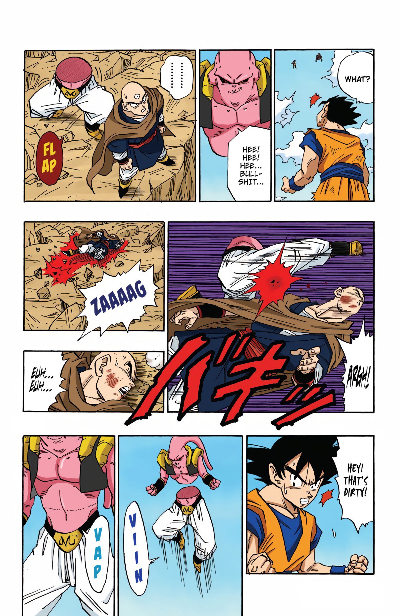 DBZ Majin Buu Saga Colored Manga