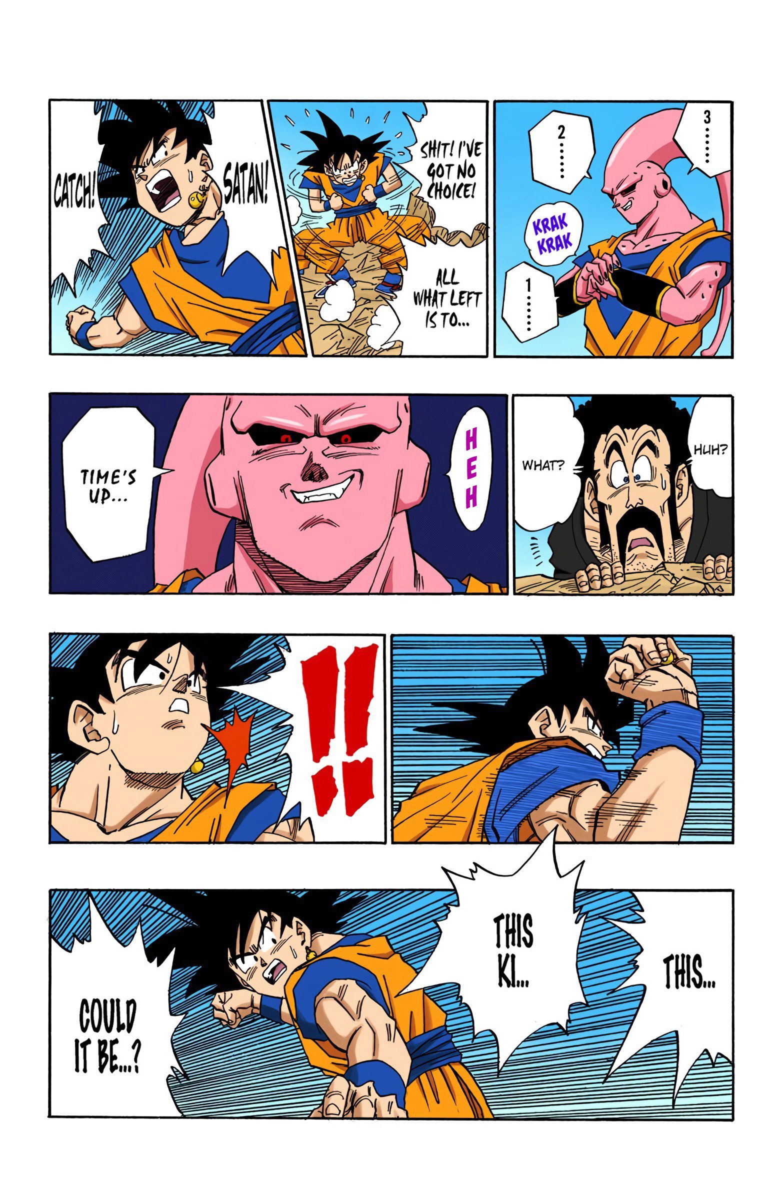 DBZ Majin Buu Saga Colored Manga