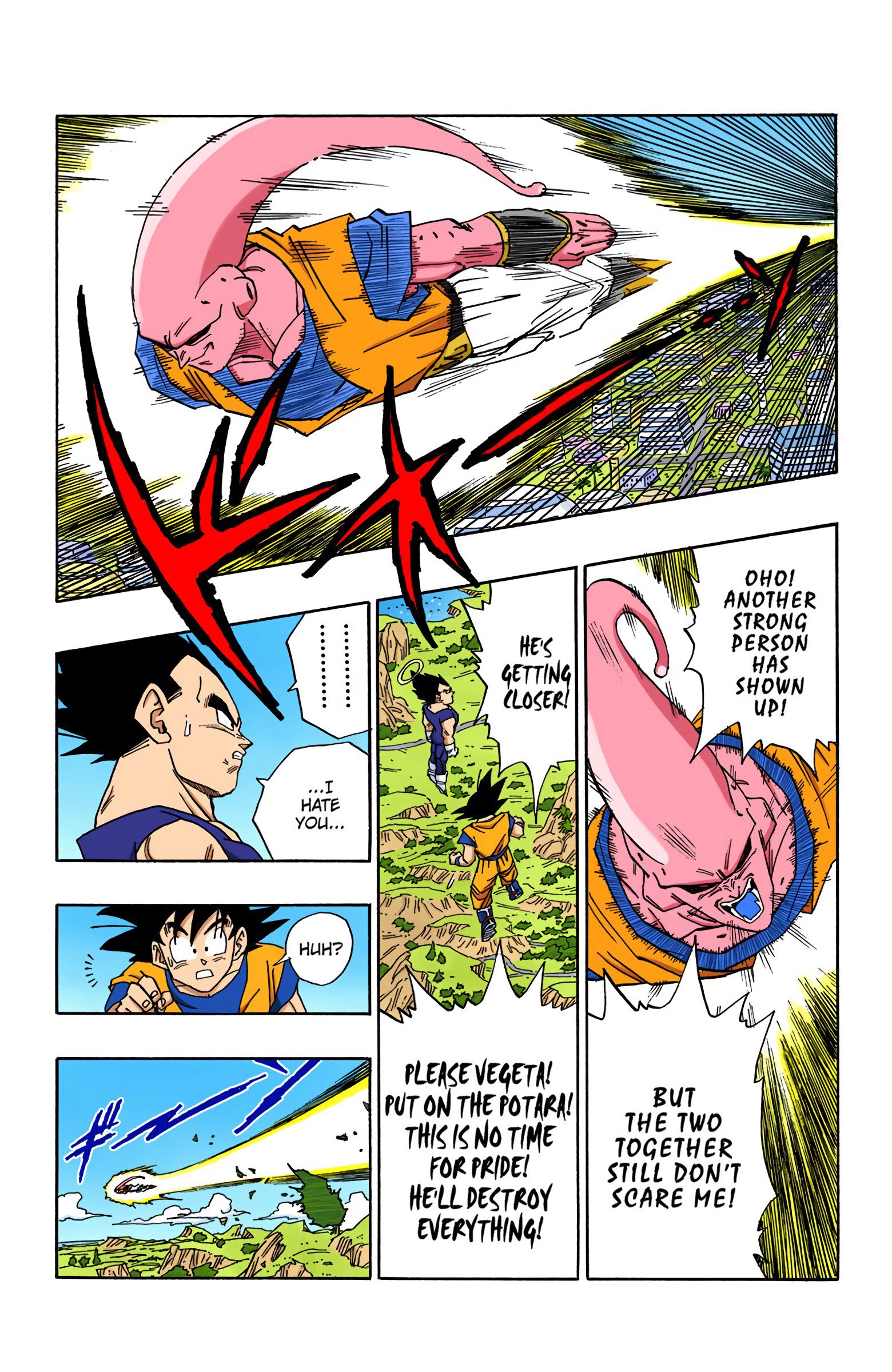 DBZ Majin Buu Saga Colored Manga