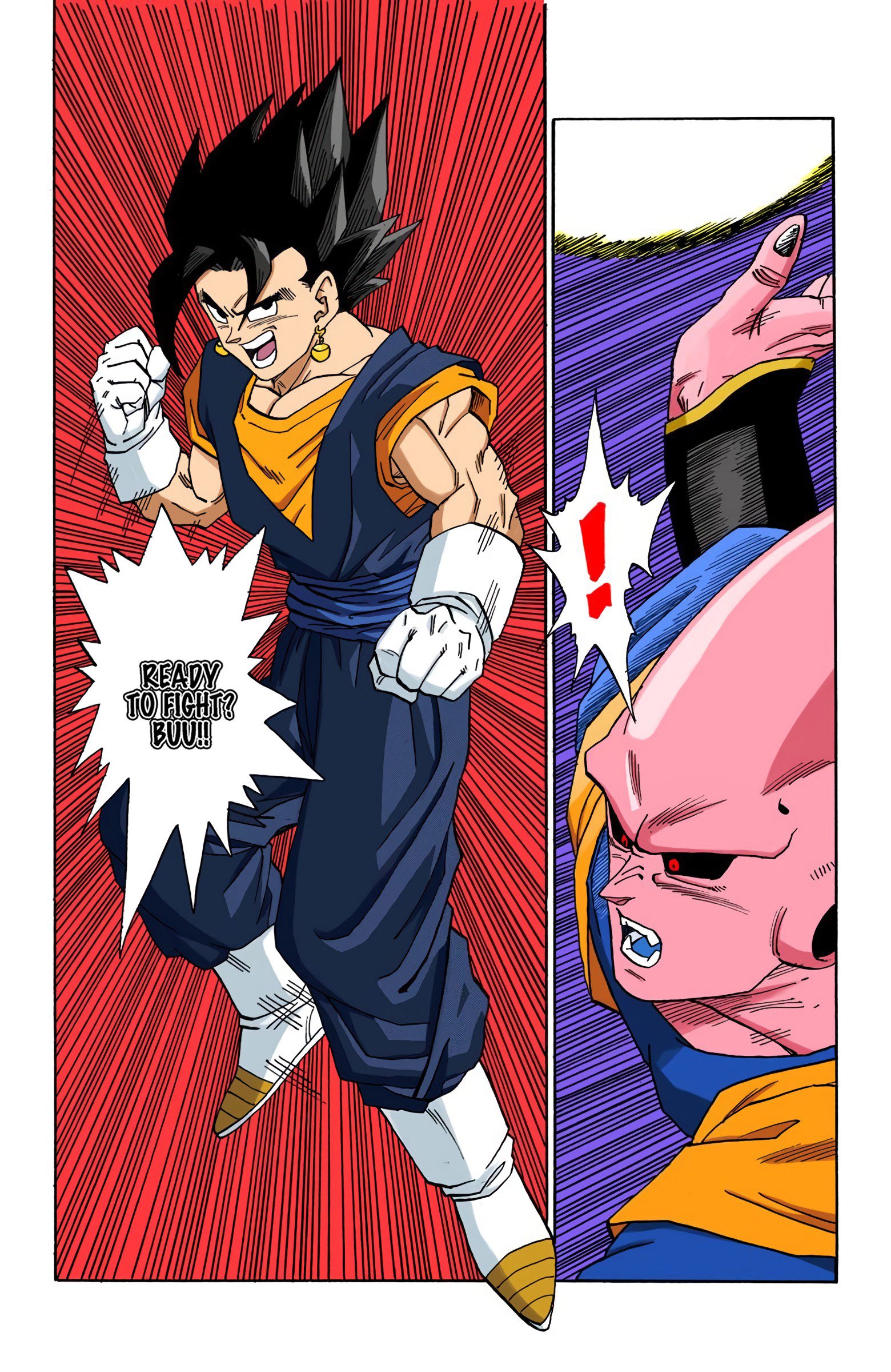 DBZ Majin Buu Saga Colored Manga