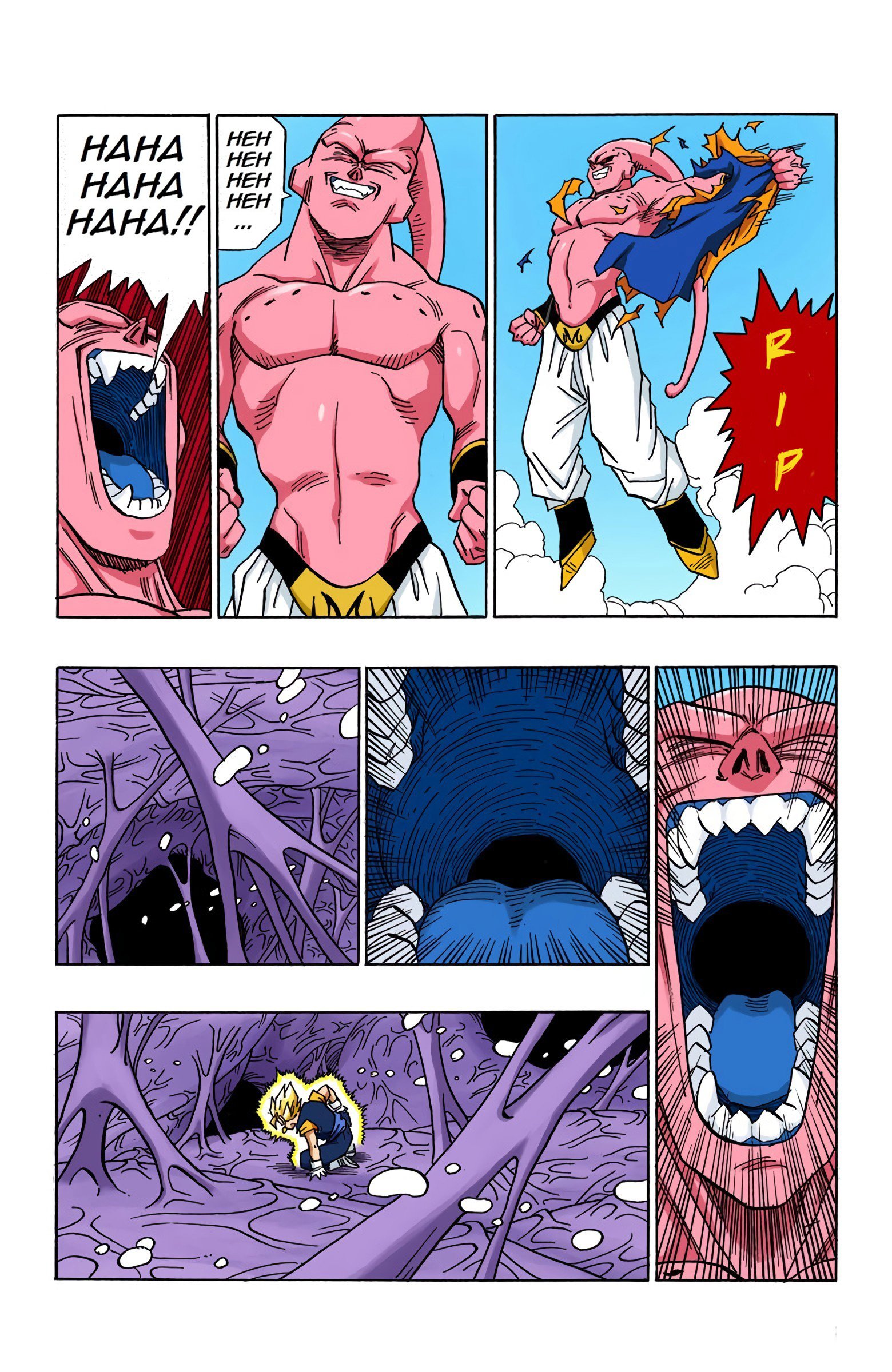 DBZ Majin Buu Saga Colored Manga