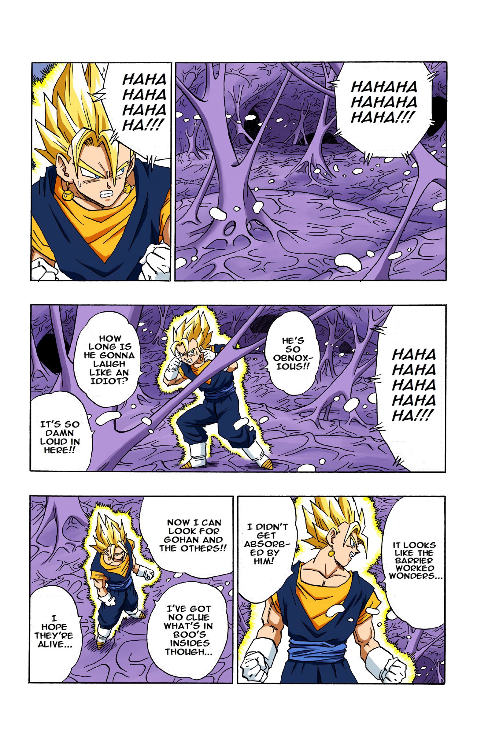 DBZ Majin Buu Saga Colored Manga