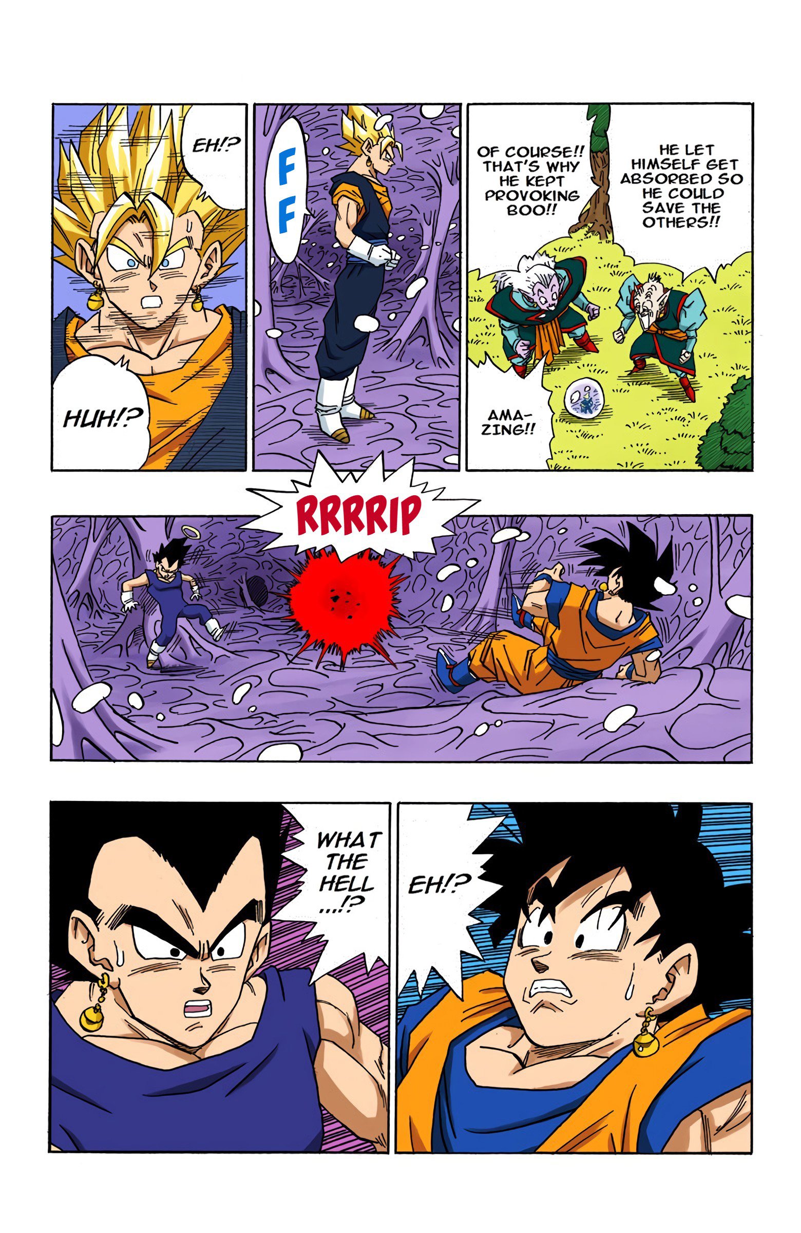 DBZ Majin Buu Saga Colored Manga