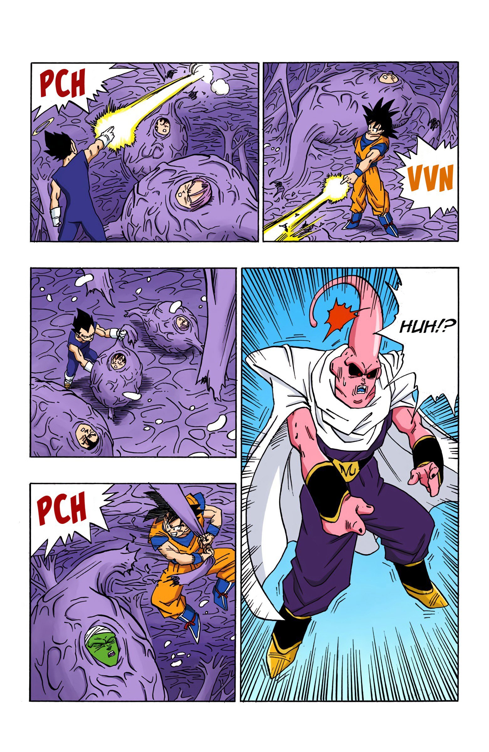 DBZ Majin Buu Saga Colored Manga