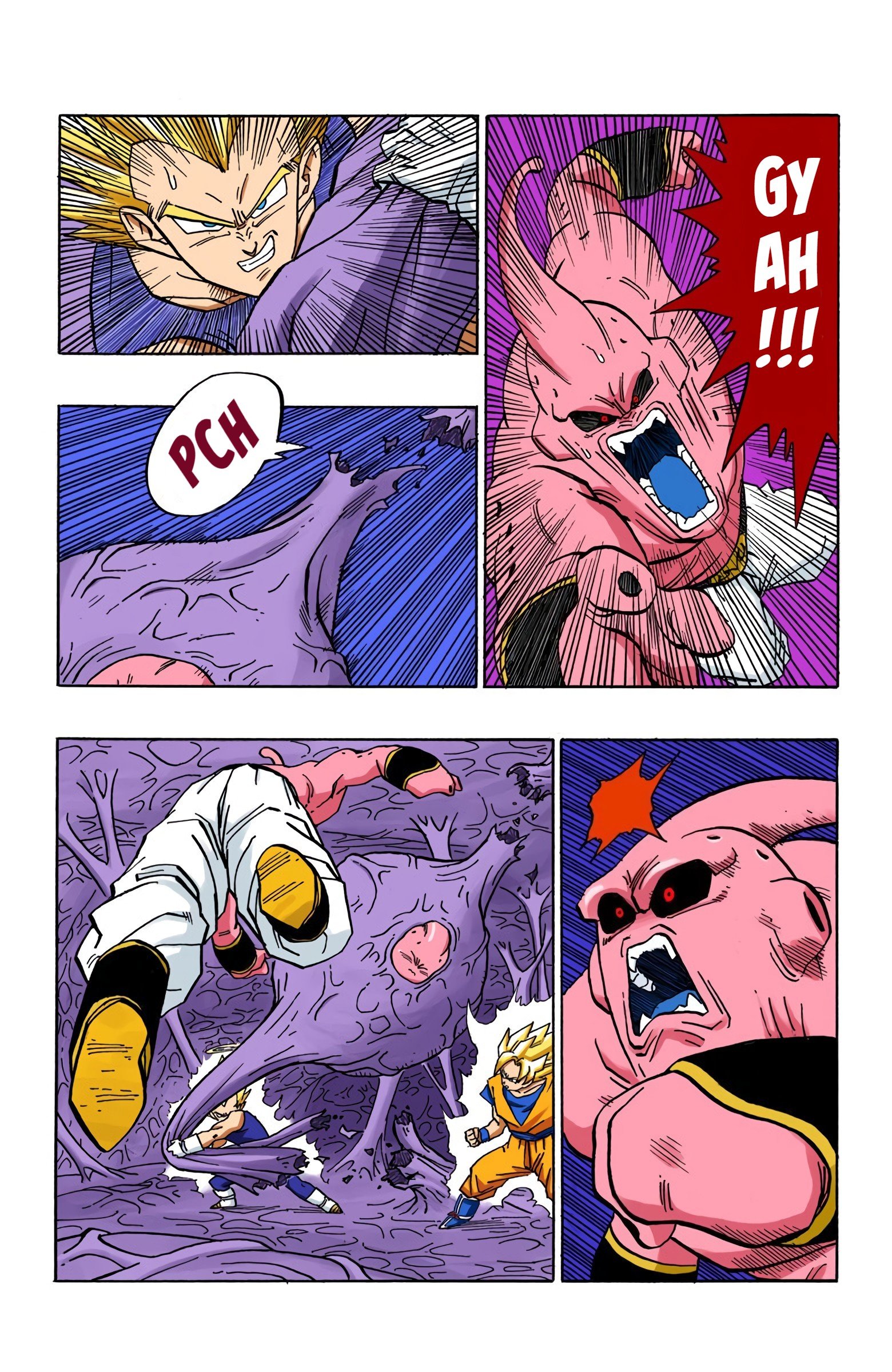 DBZ Majin Buu Saga Colored Manga