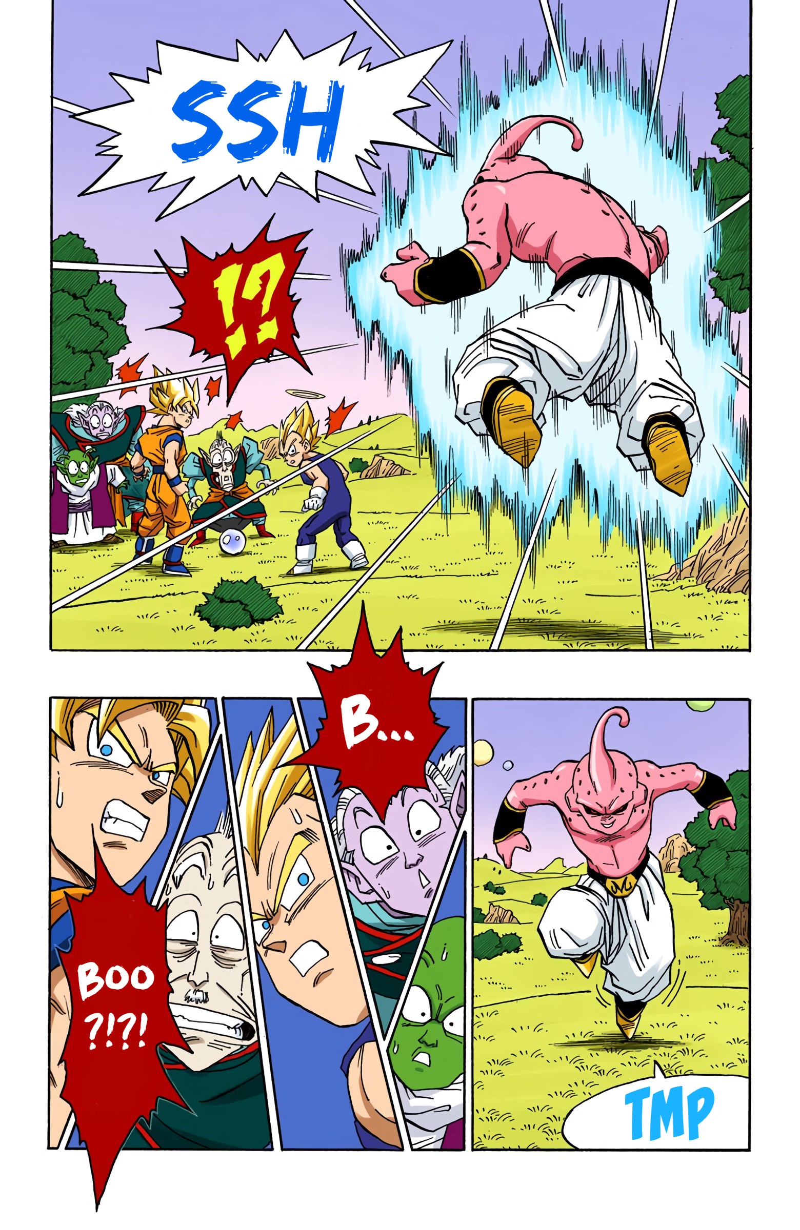 DBZ Majin Buu Saga Colored Manga