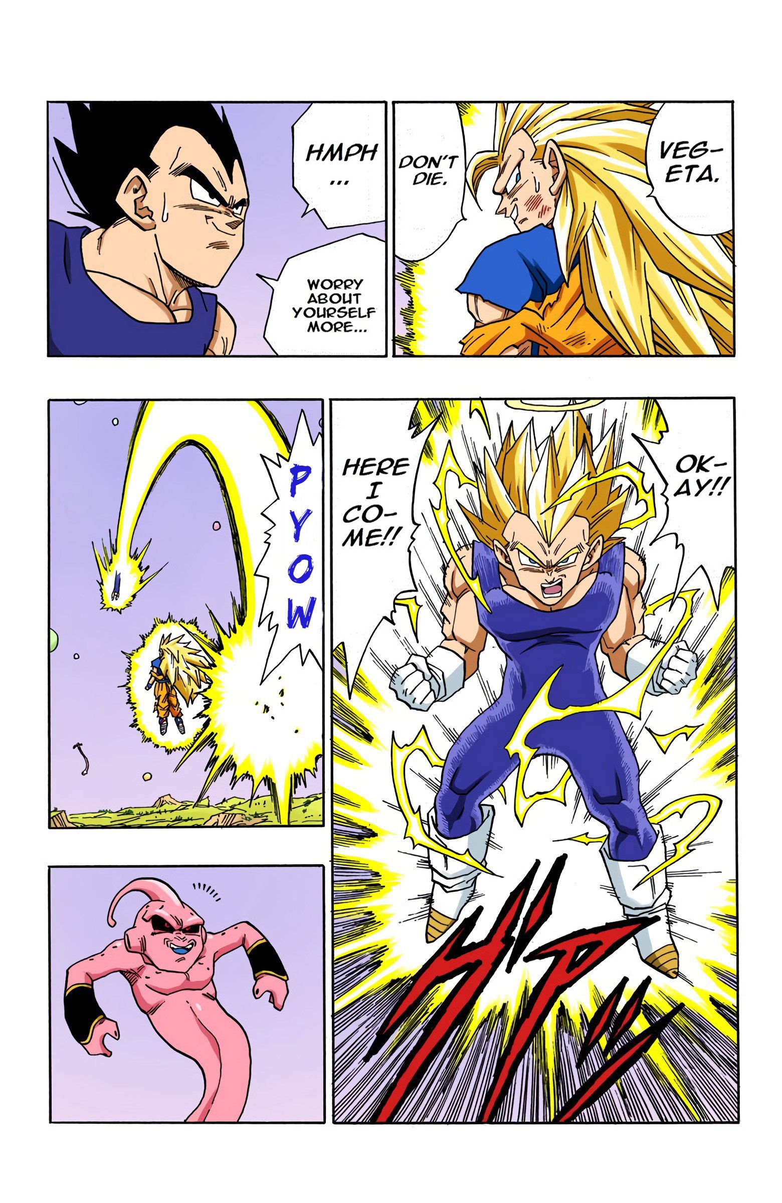 DBZ Majin Buu Saga Colored Manga