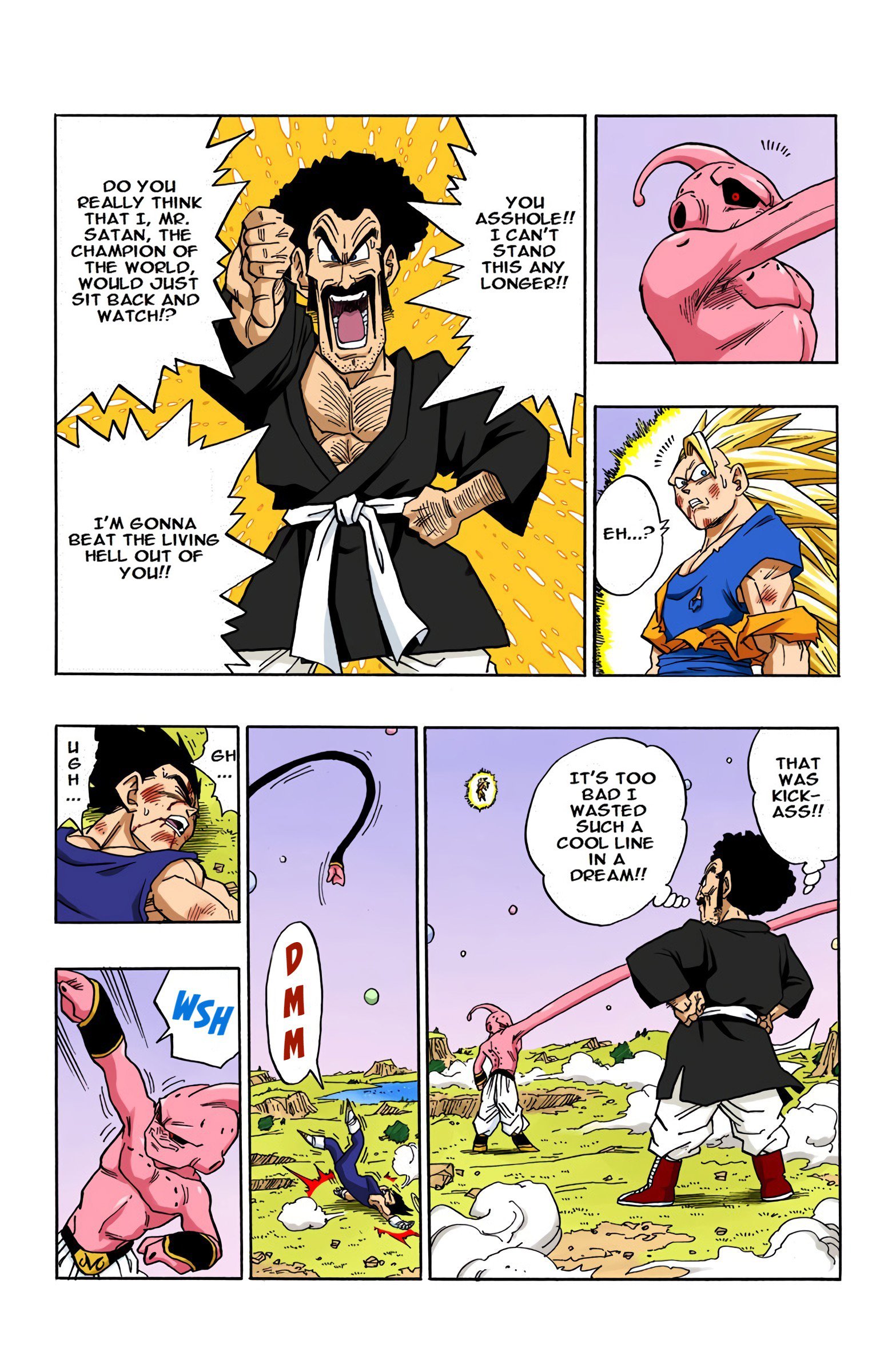 DBZ Majin Buu Saga Colored Manga