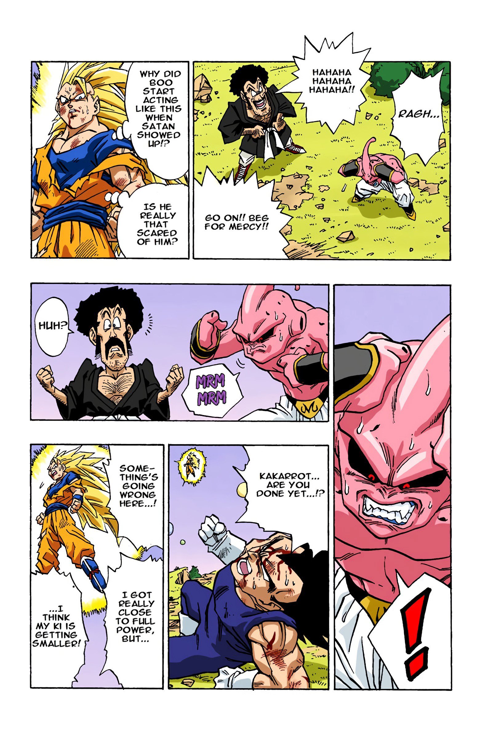 DBZ Majin Buu Saga Colored Manga