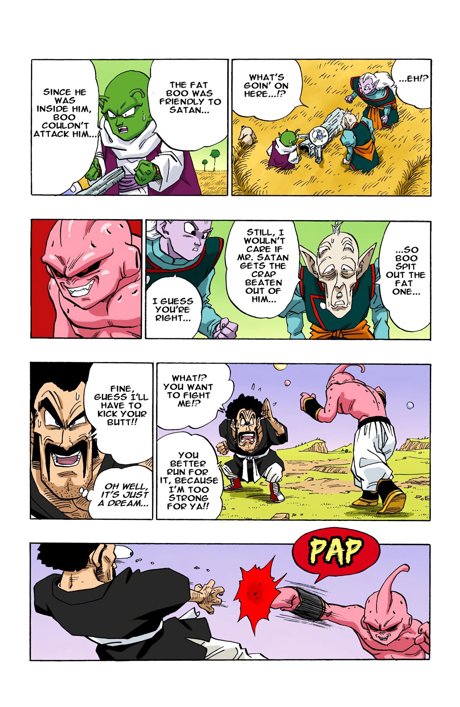 DBZ Majin Buu Saga Colored Manga