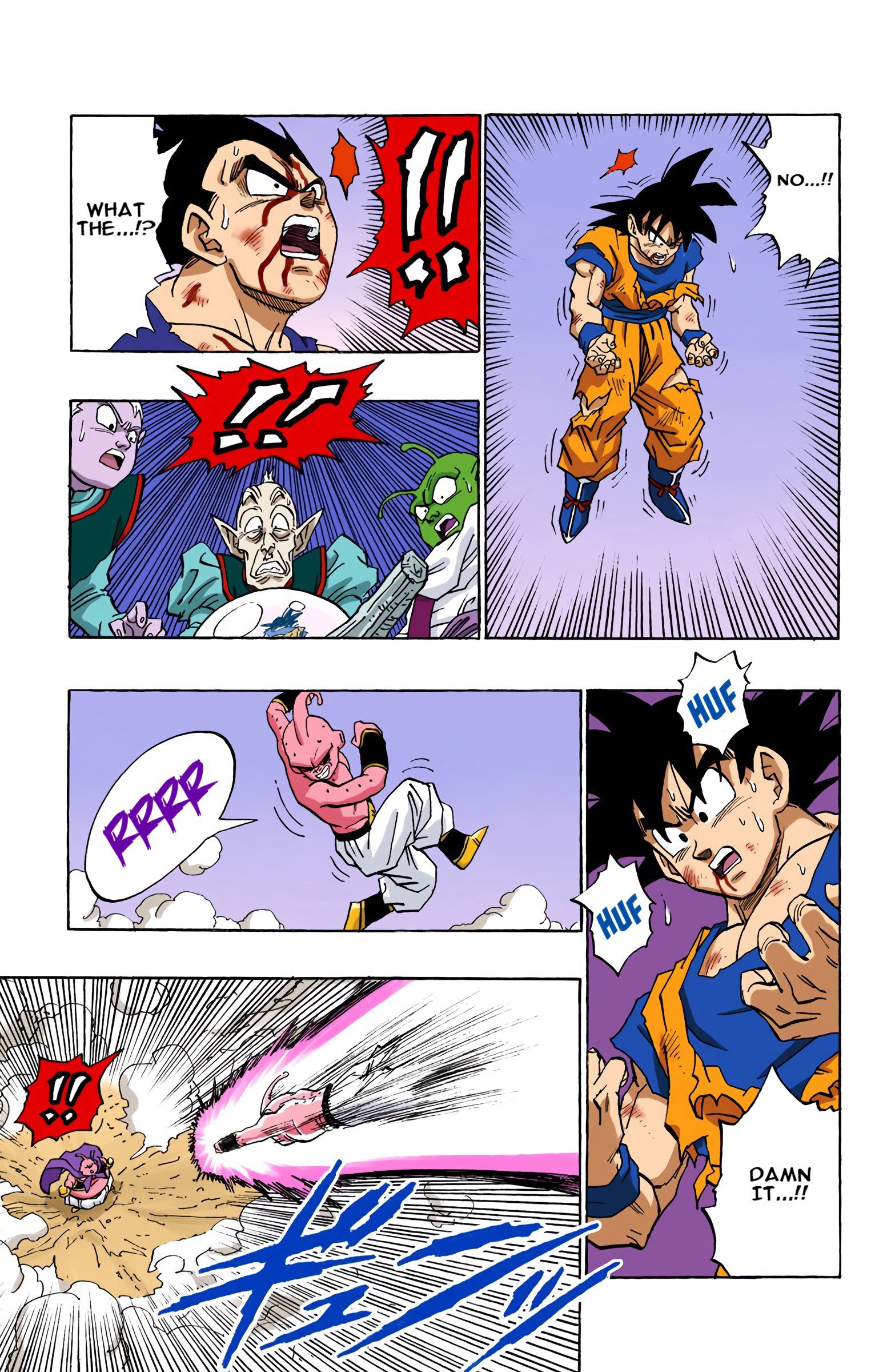 DBZ Majin Buu Saga Colored Manga