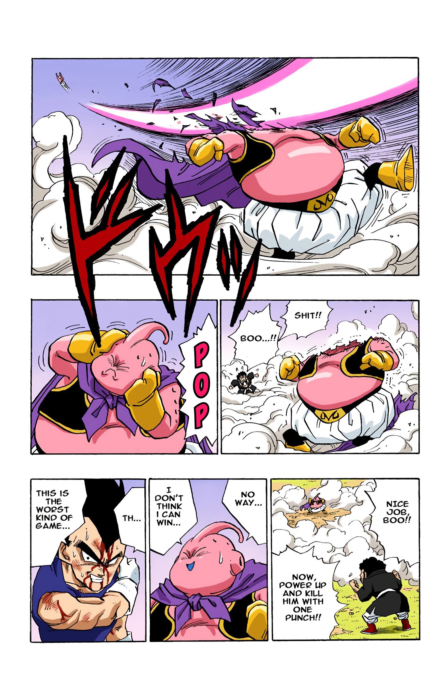 DBZ Majin Buu Saga Colored Manga