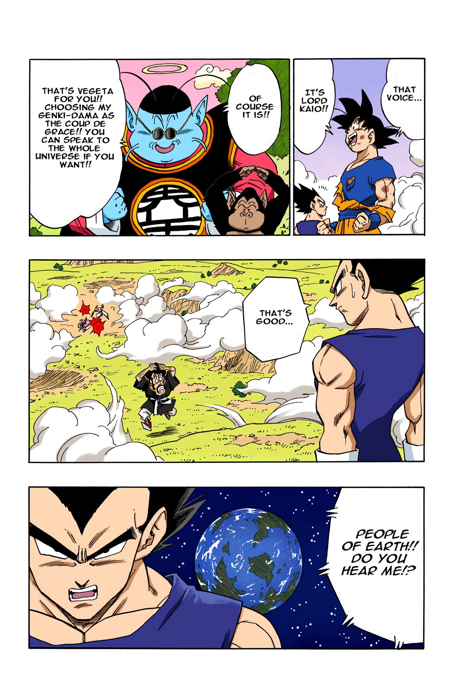 DBZ Majin Buu Saga Colored Manga