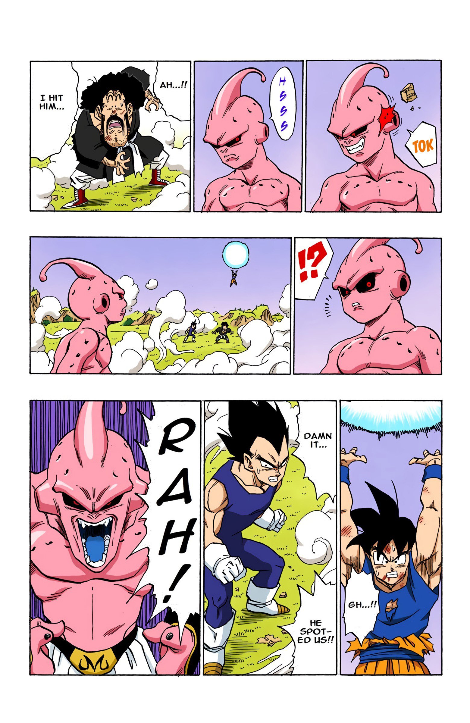 DBZ Majin Buu Saga Colored Manga