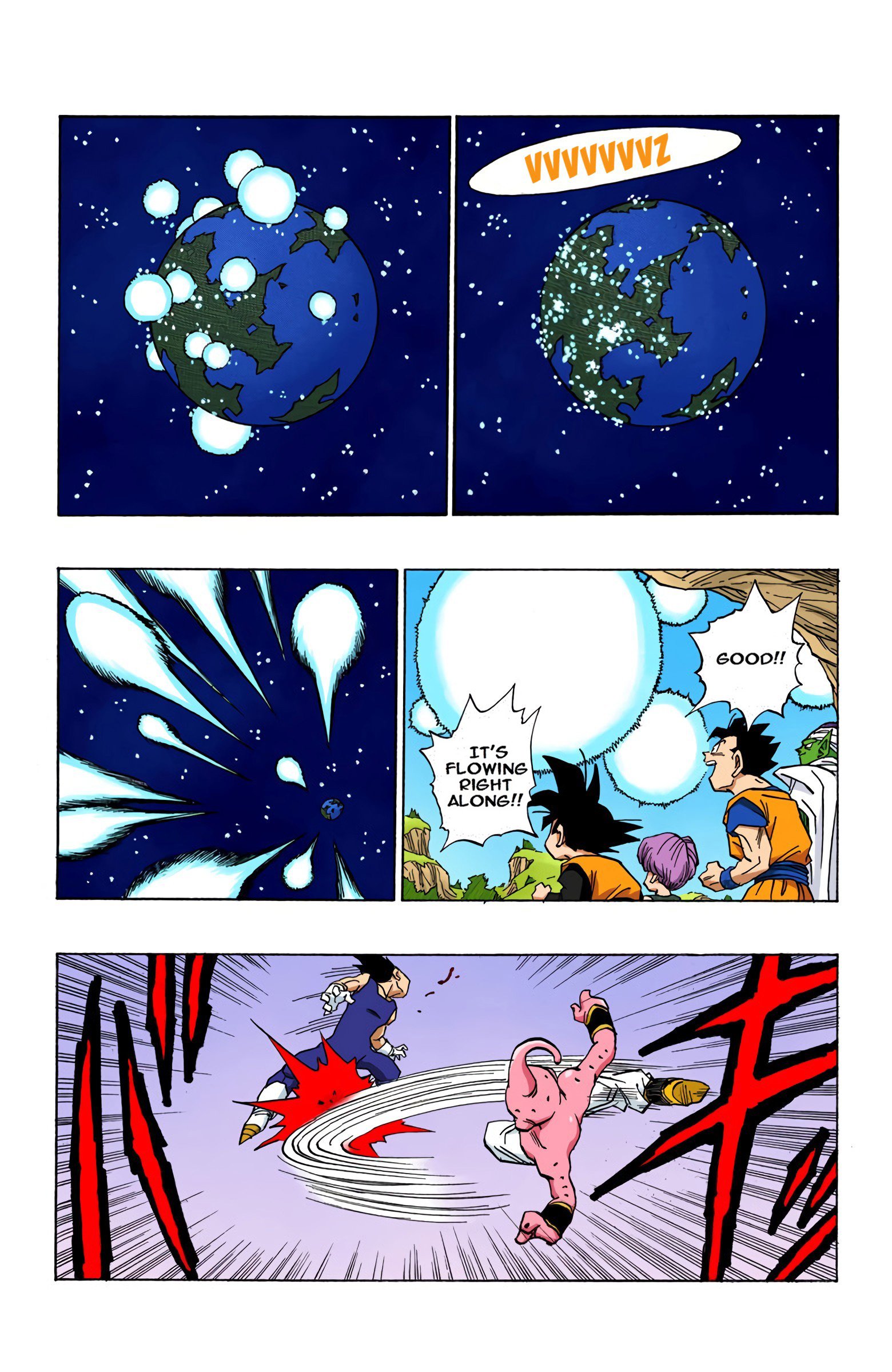 DBZ Majin Buu Saga Colored Manga