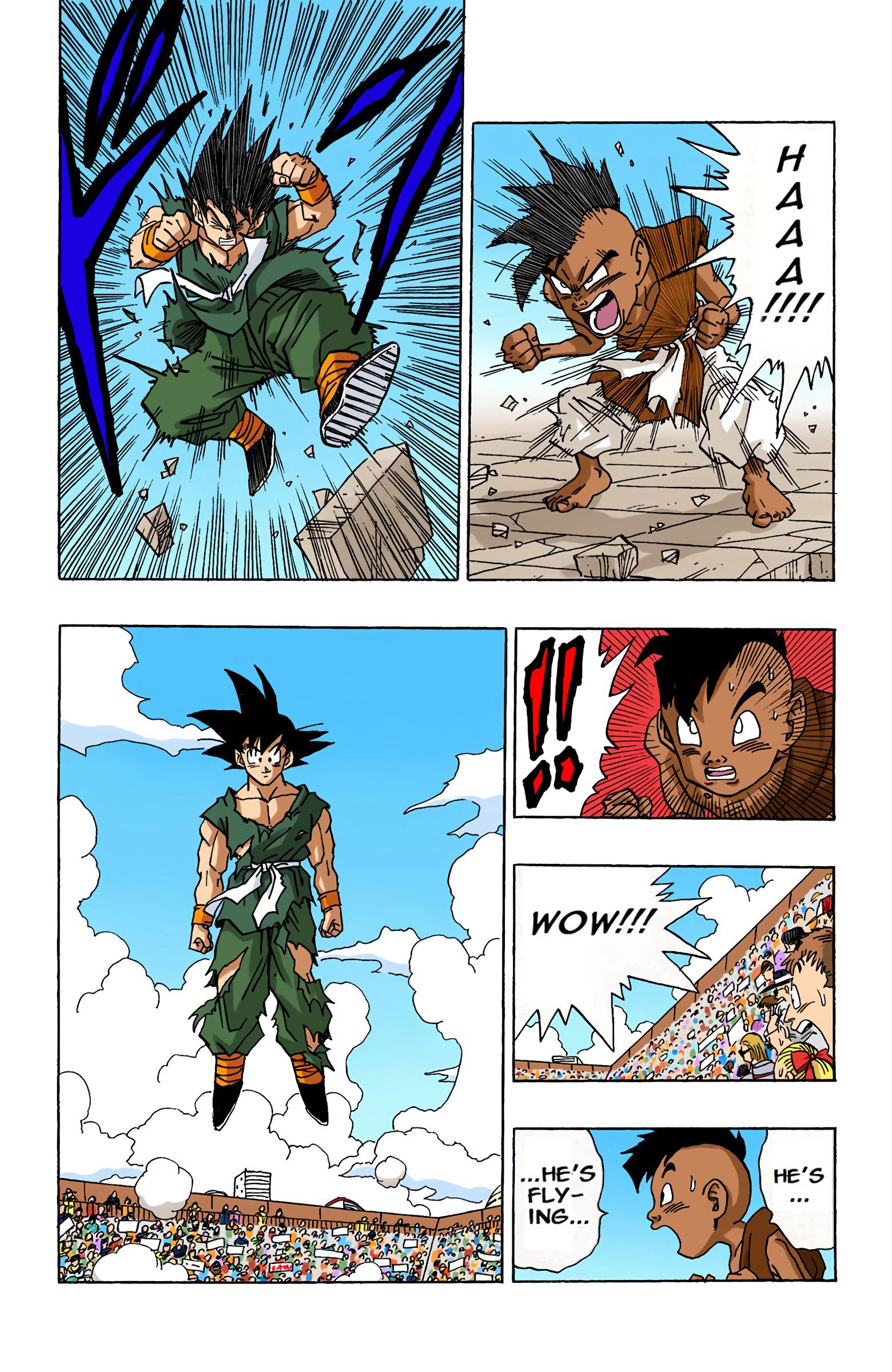 DBZ Majin Buu Saga Colored Manga