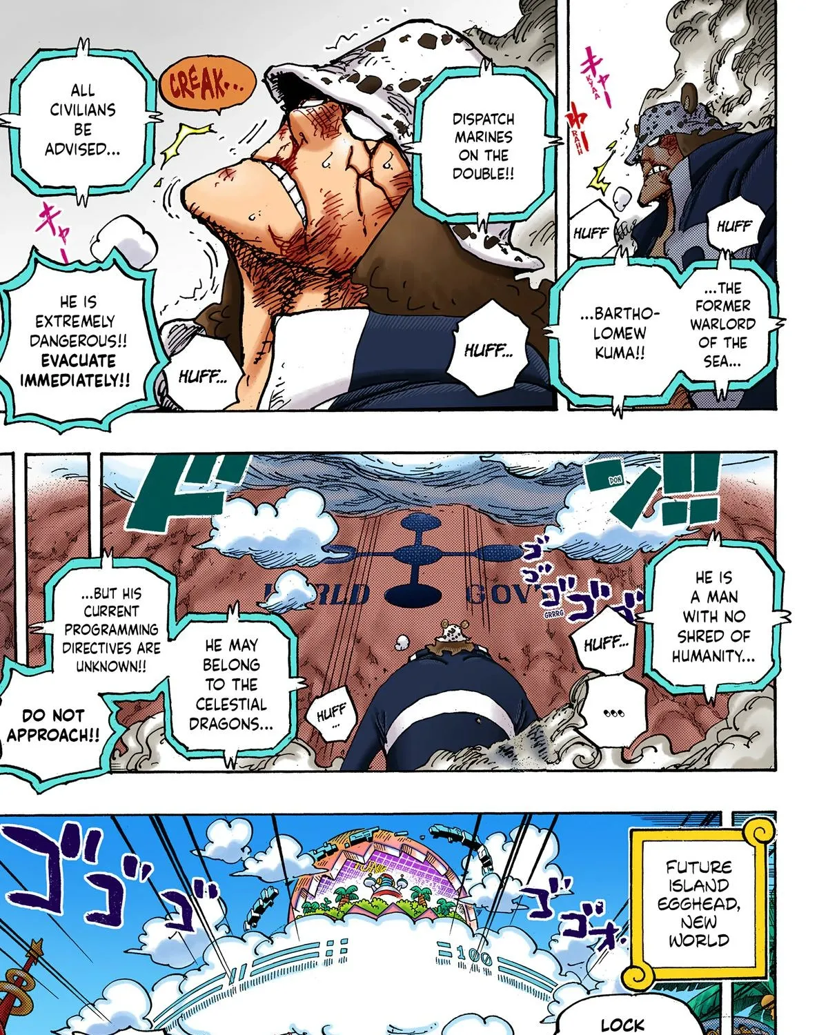 One Piece Colored Manga 