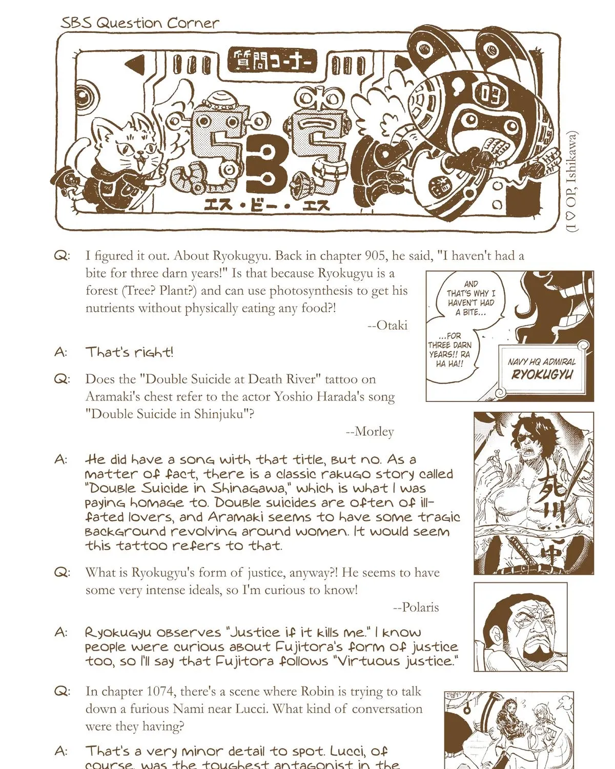 One Piece Colored Manga 