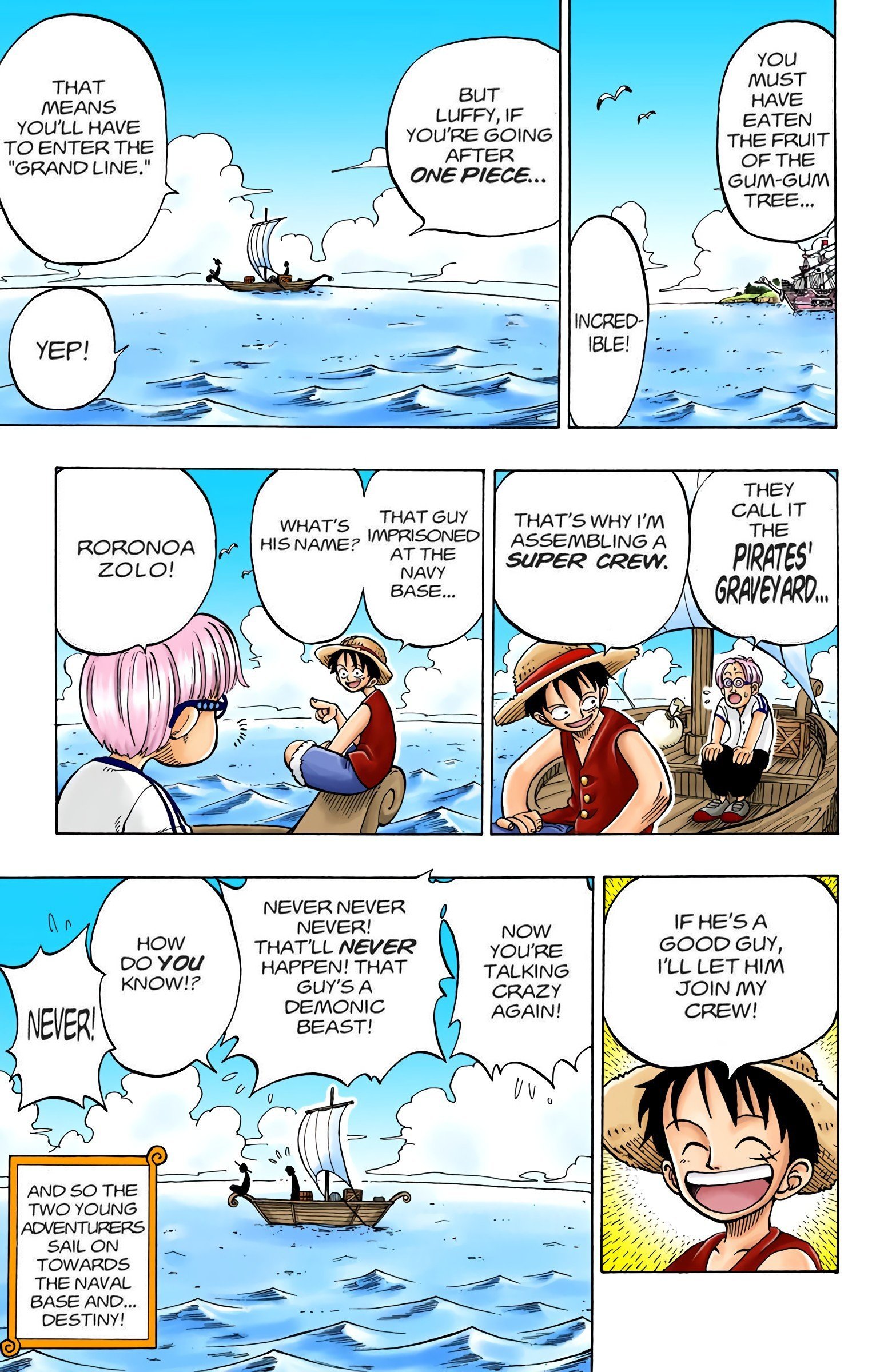 One Piece Colored Manga