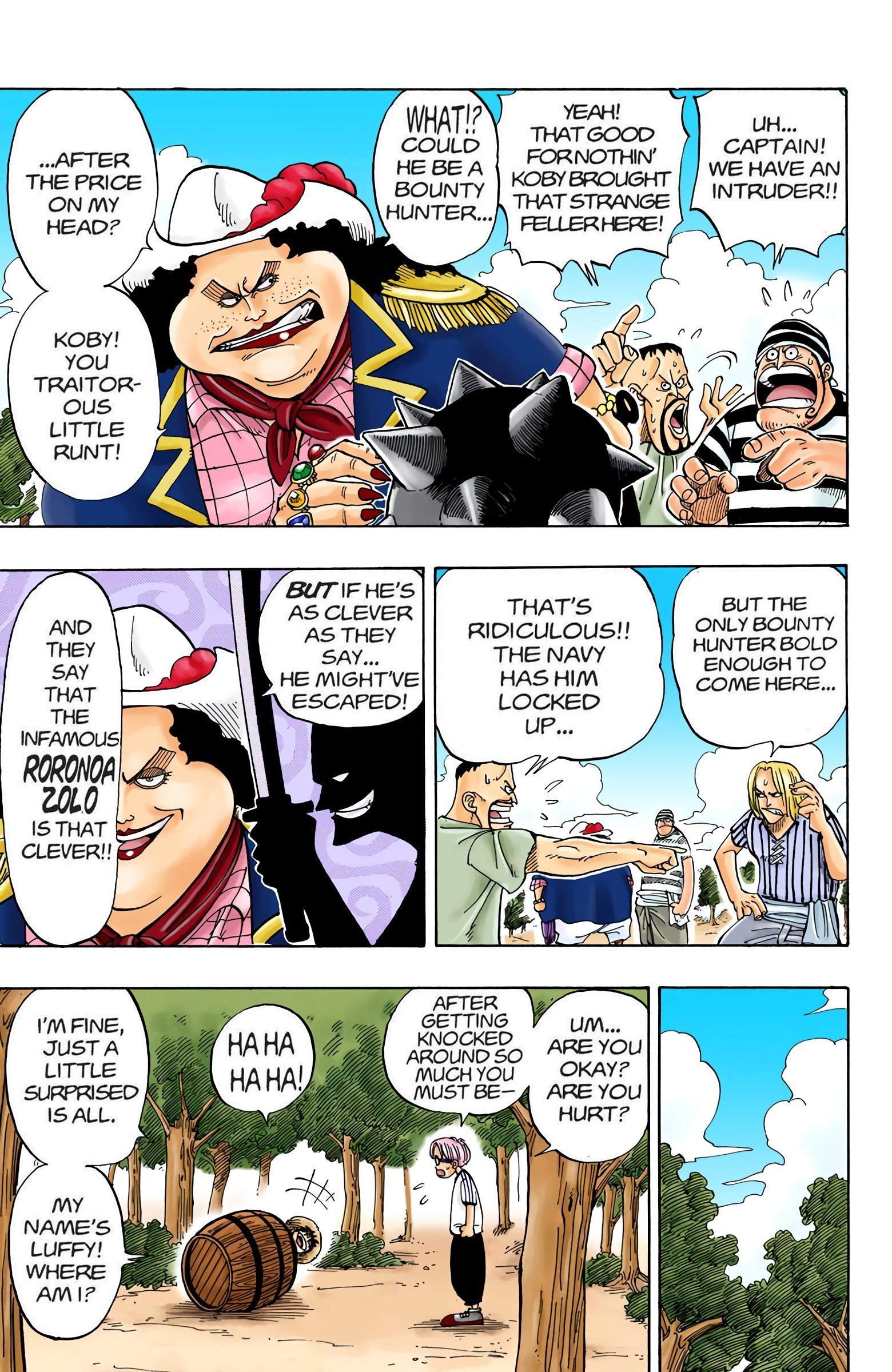 One Piece Colored Manga