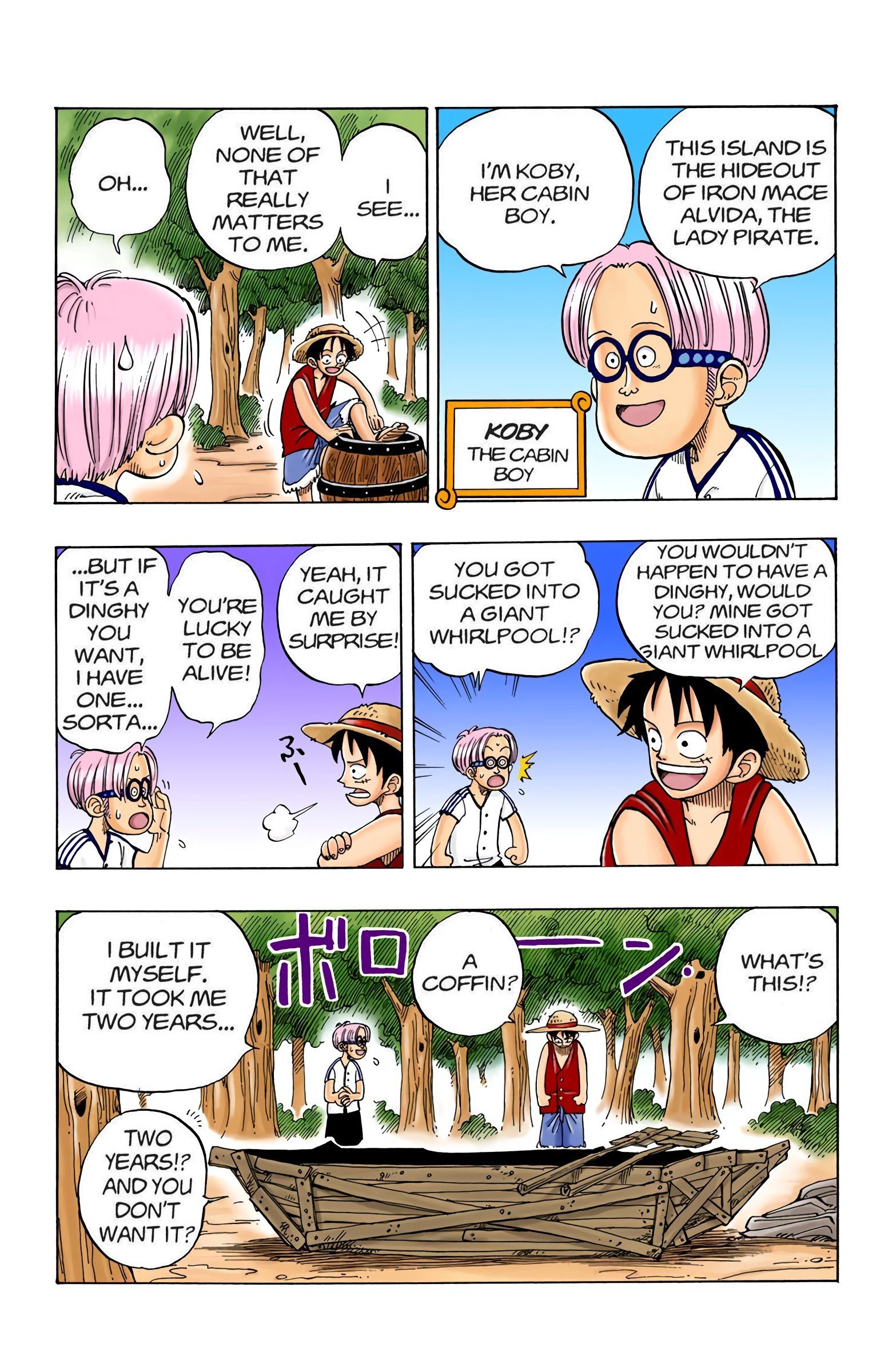 One Piece Colored Manga