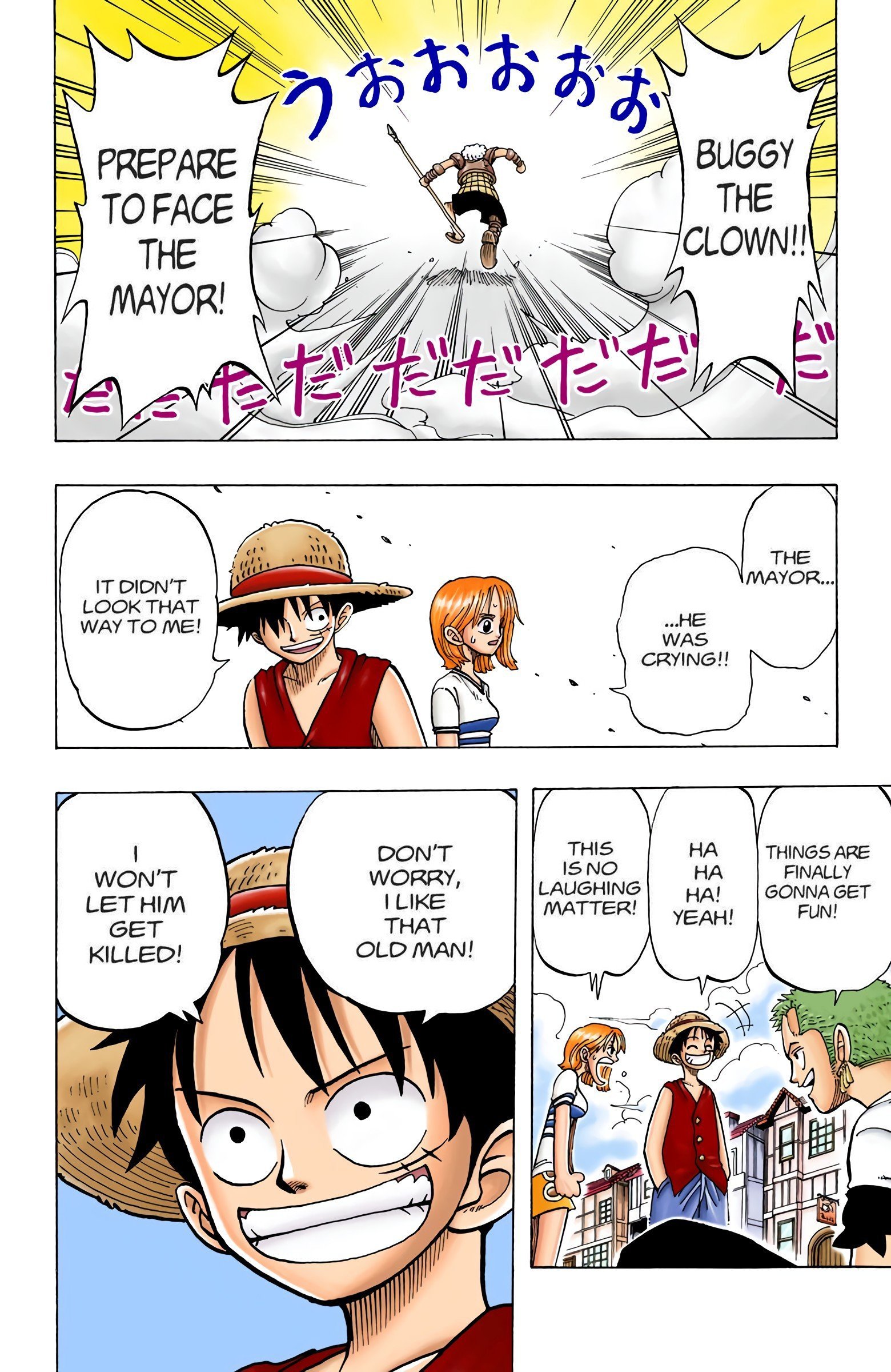 One Piece Colored Manga