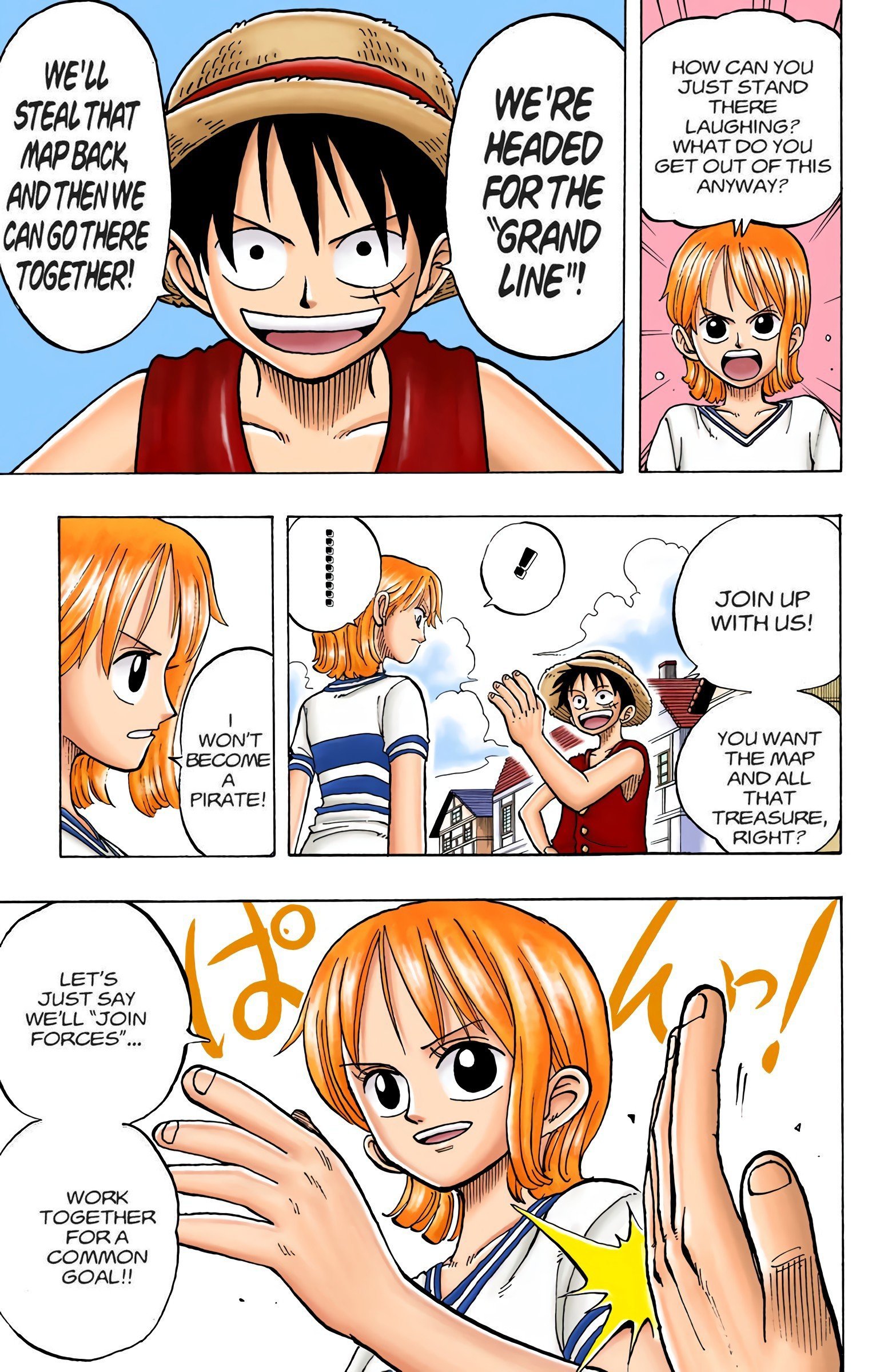 One Piece Colored Manga