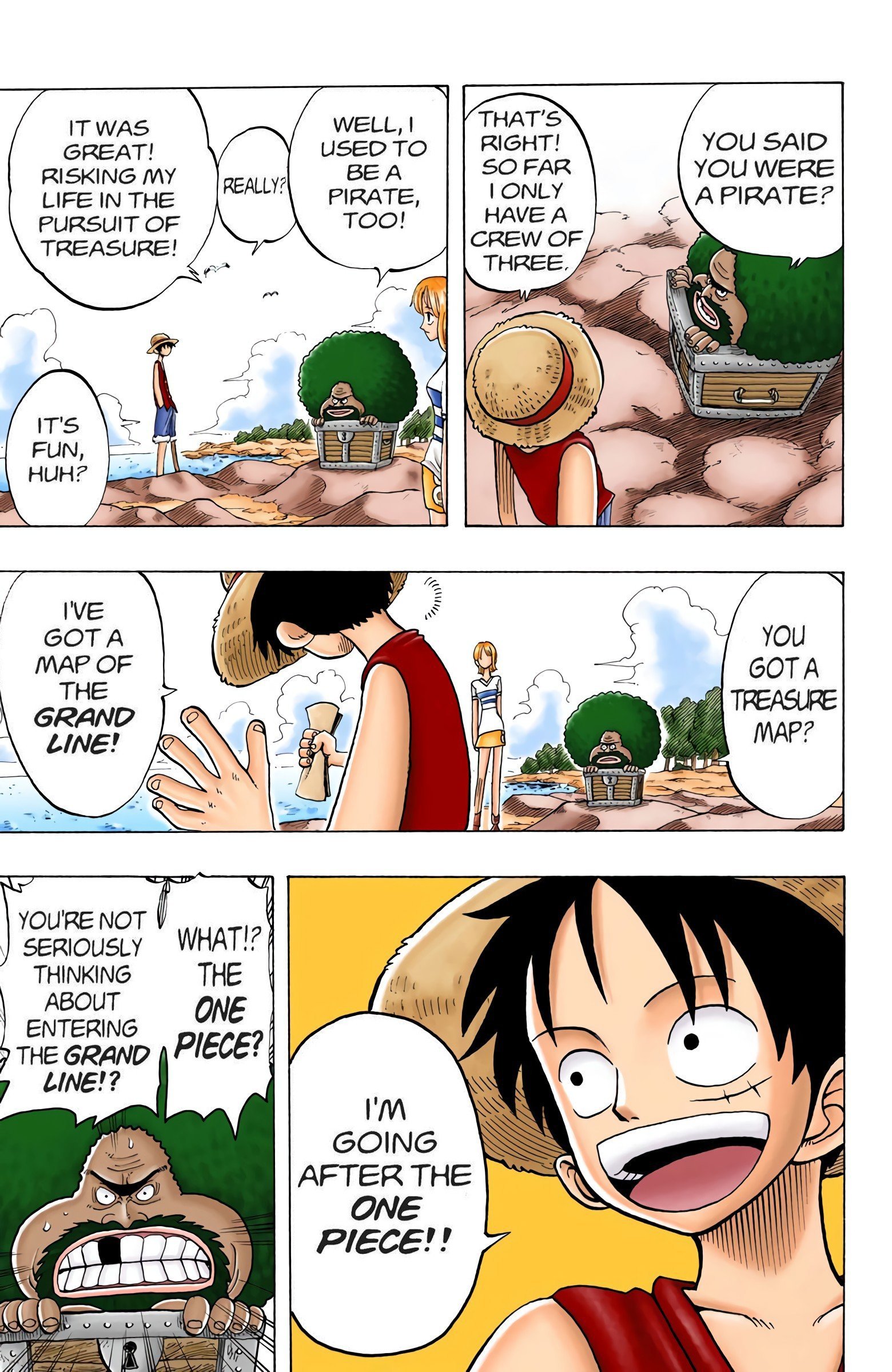 One Piece Colored Manga