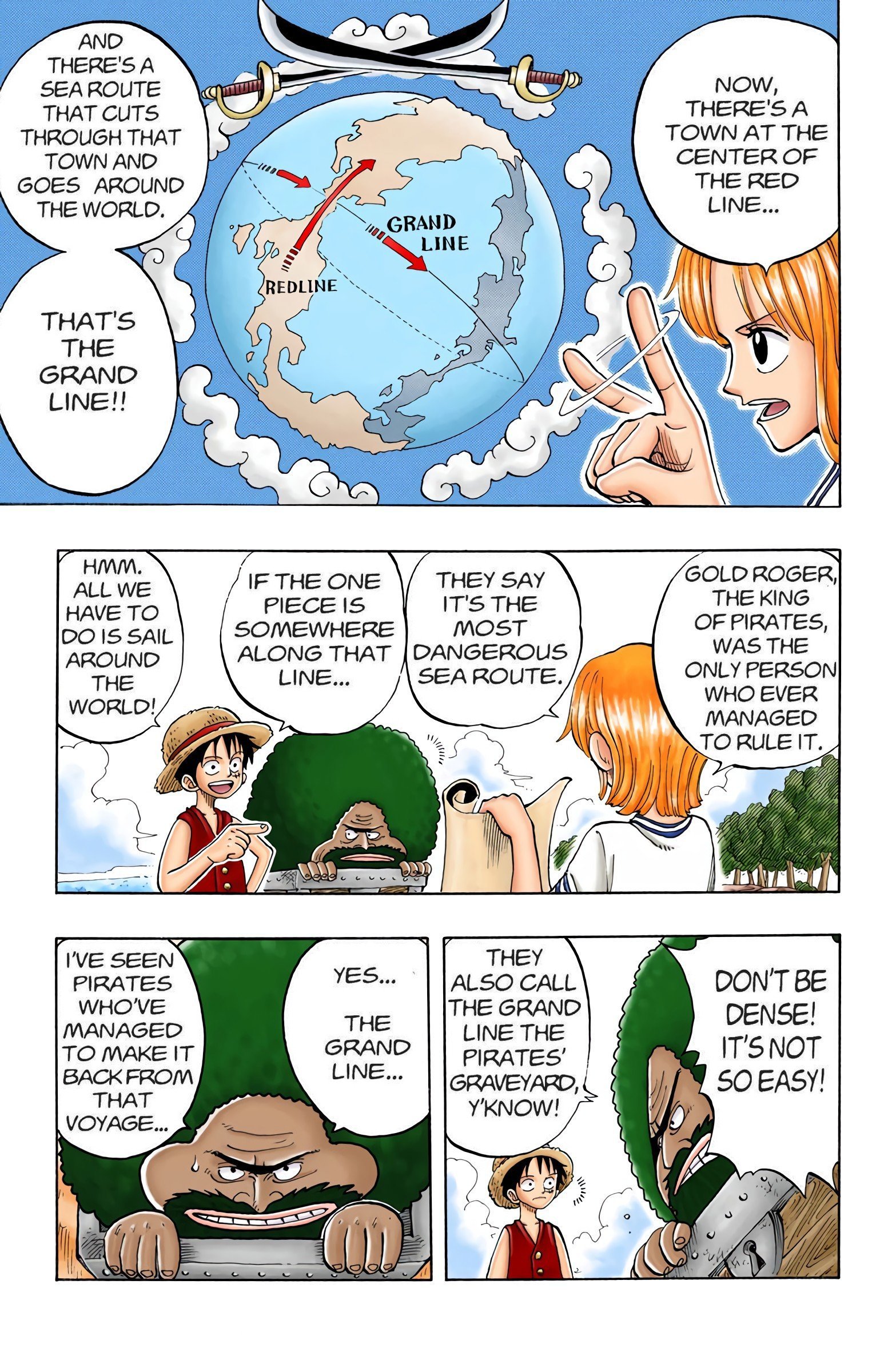 One Piece Colored Manga