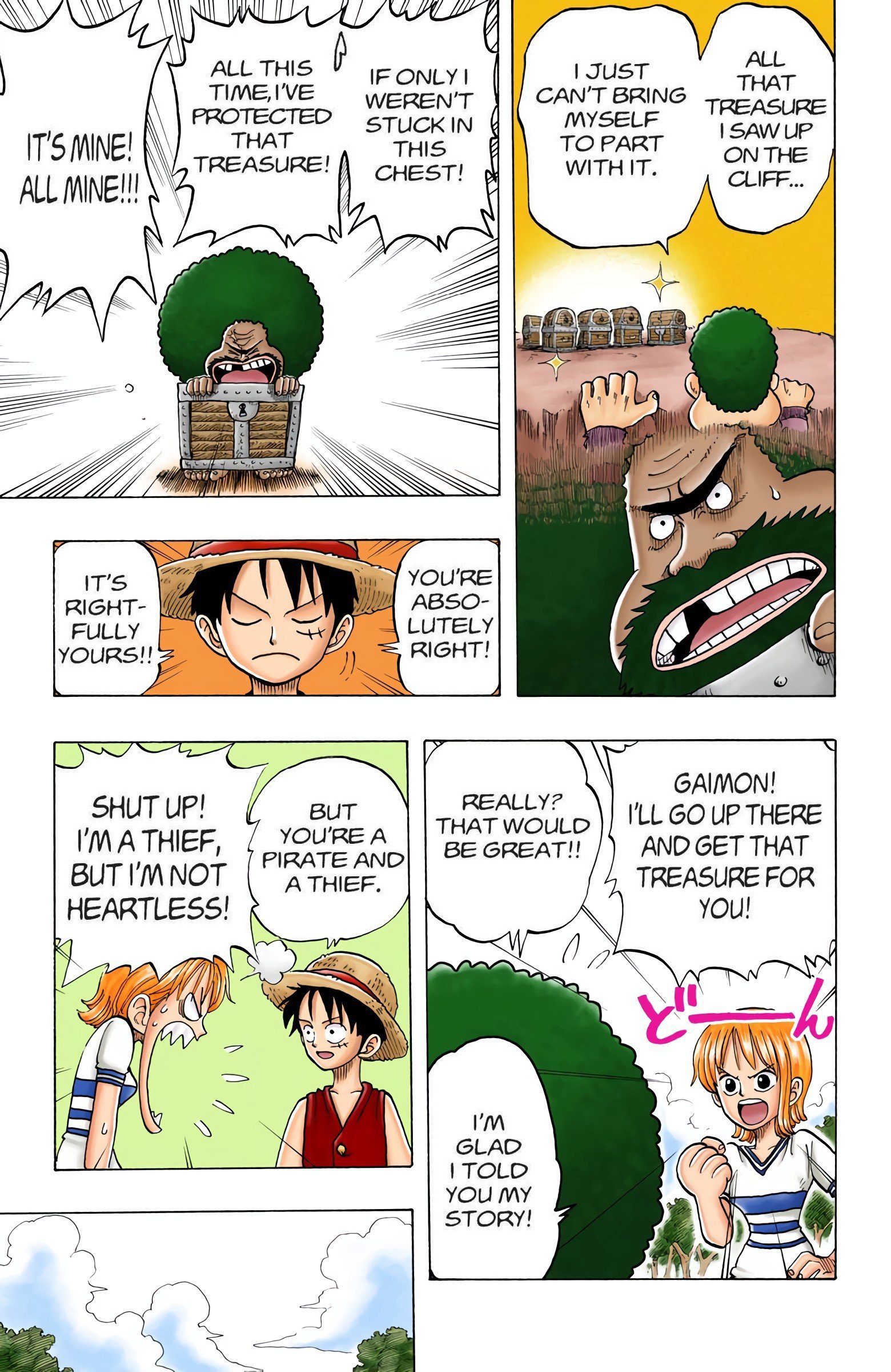 One Piece Colored Manga