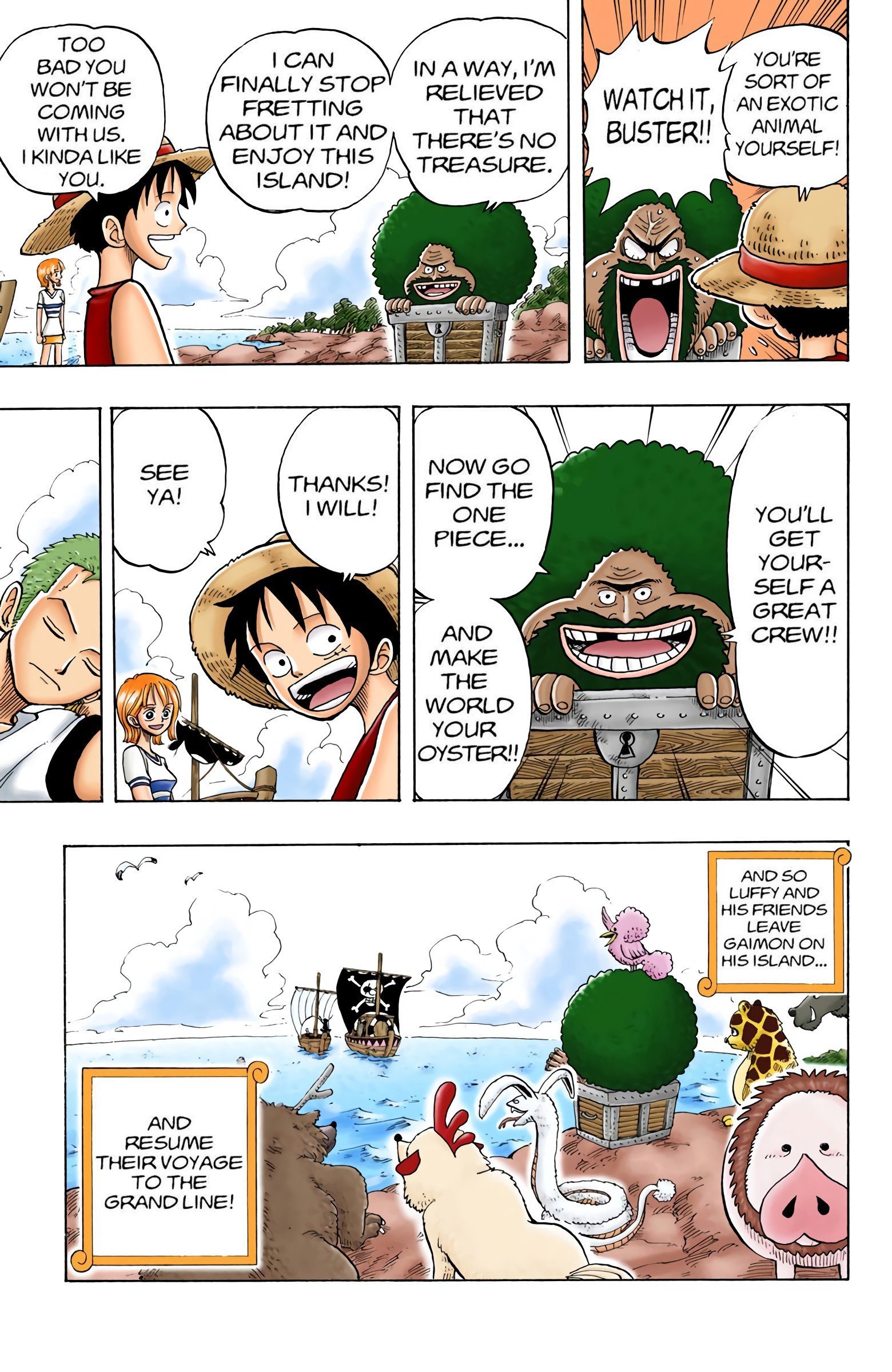 One Piece Colored Manga