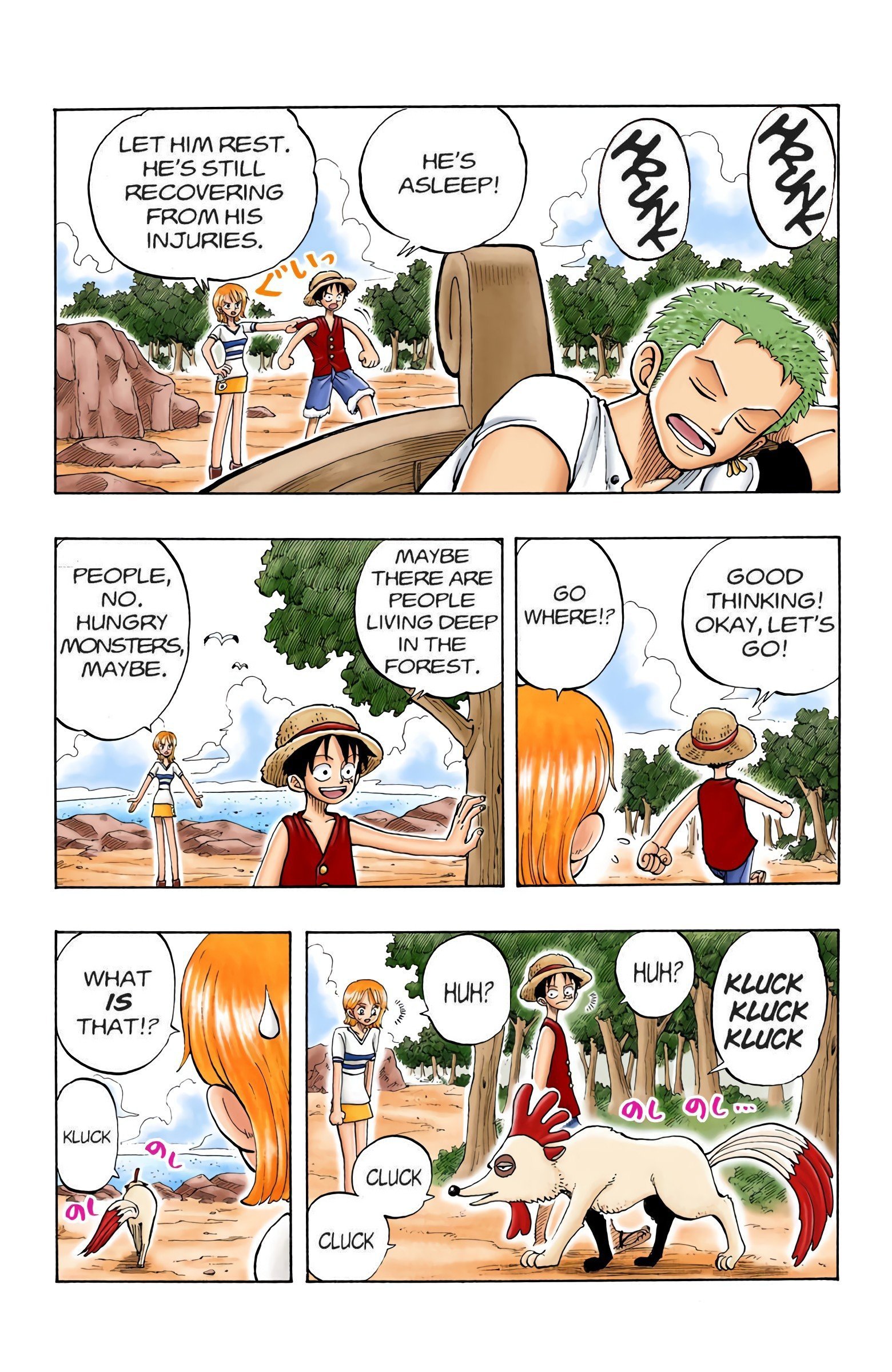 One Piece Colored Manga