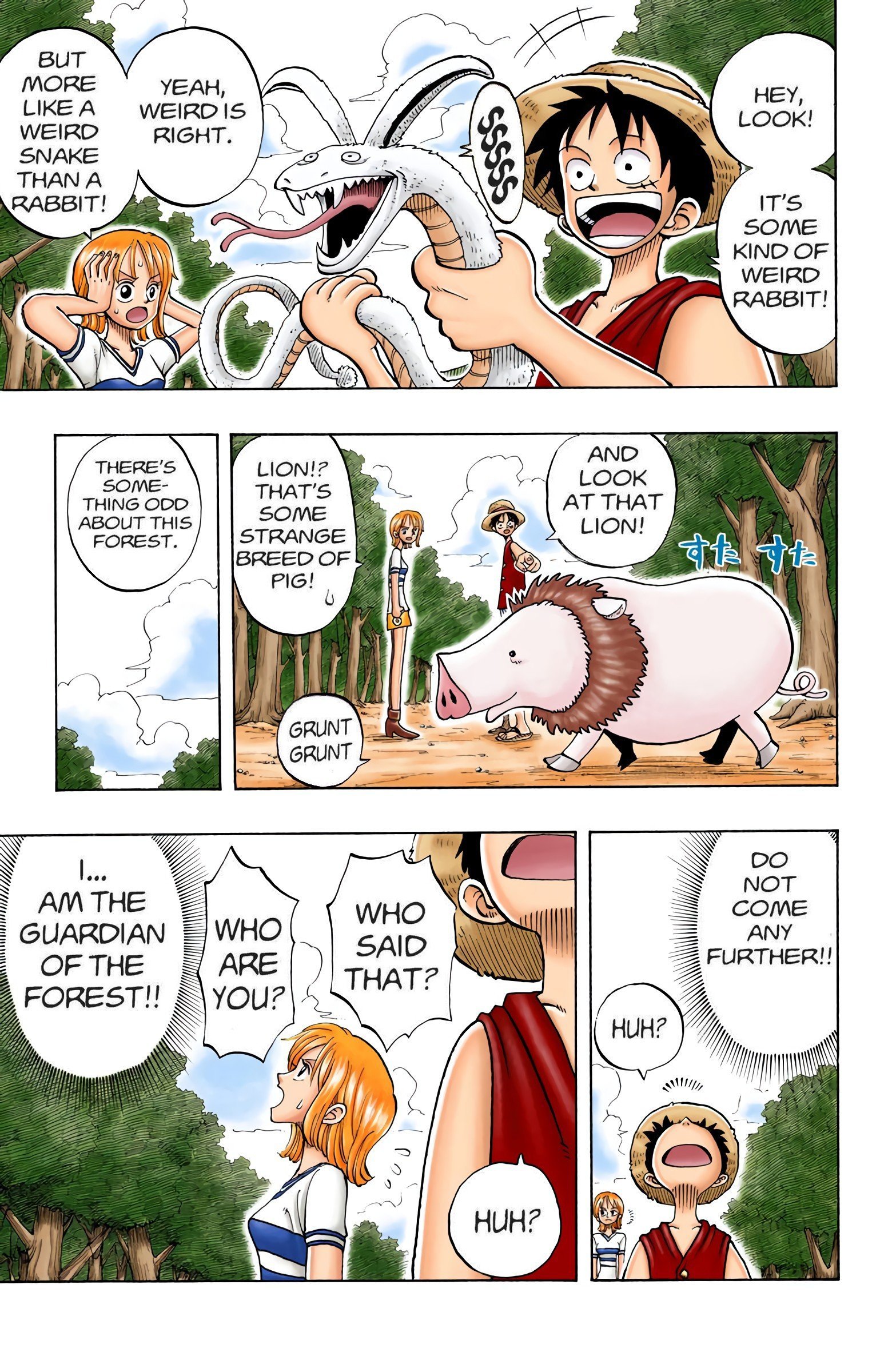 One Piece Colored Manga