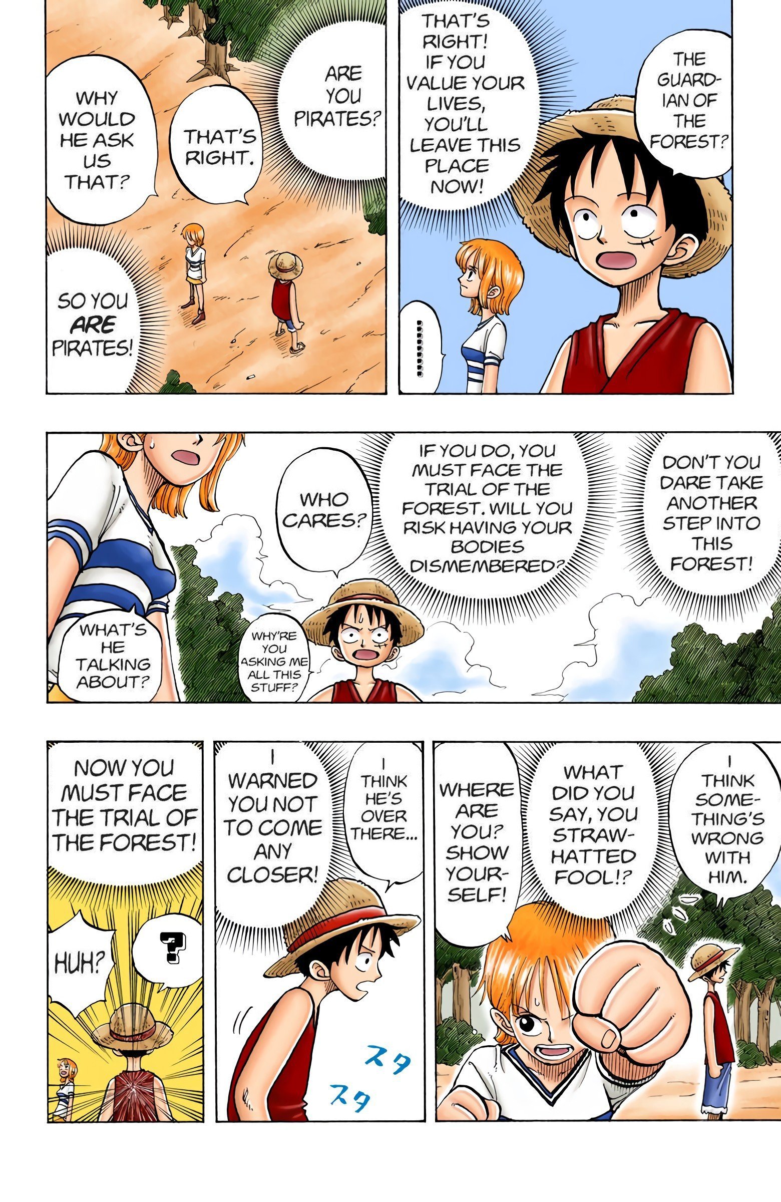 One Piece Colored Manga