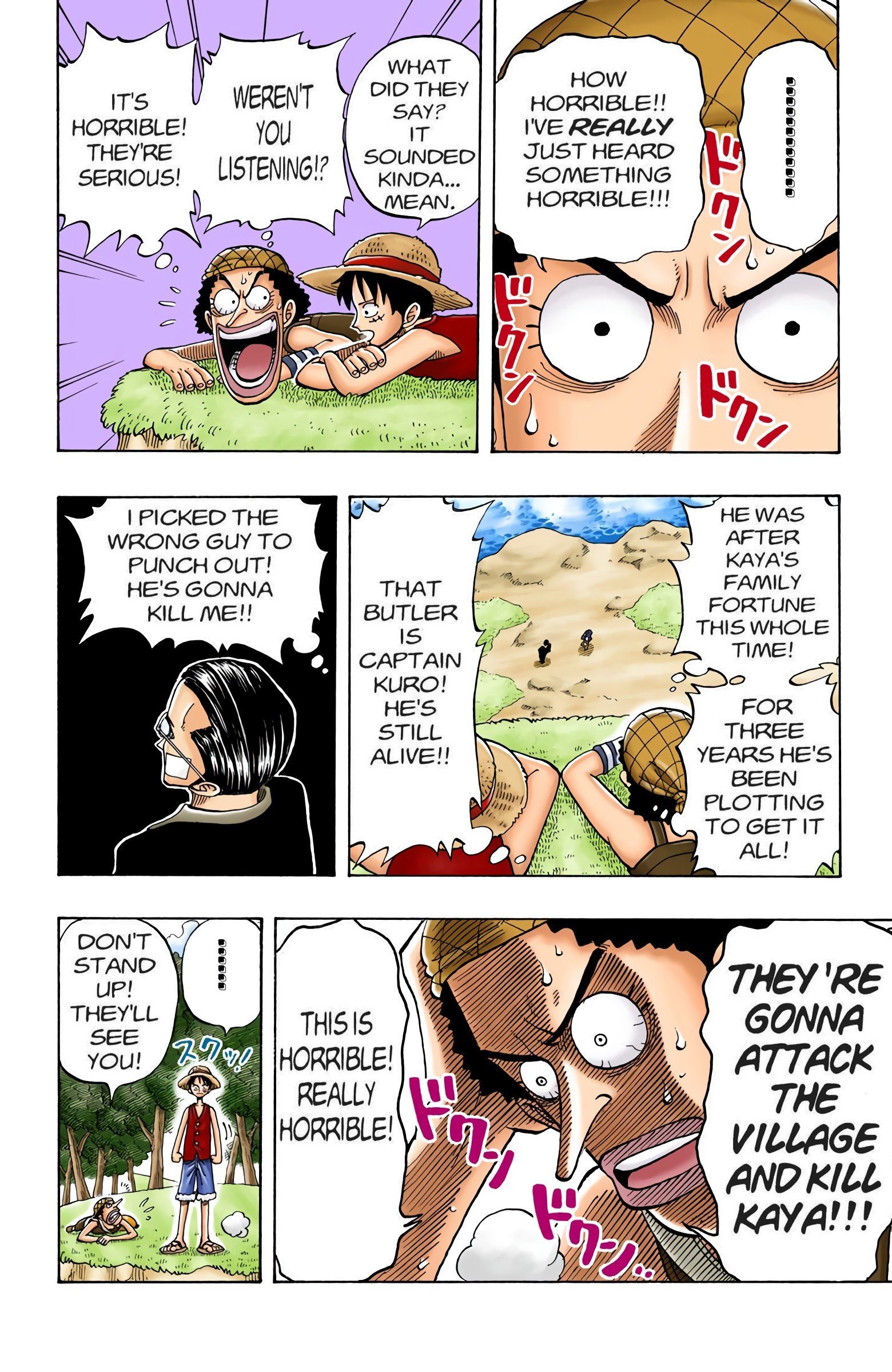 One Piece Colored Manga